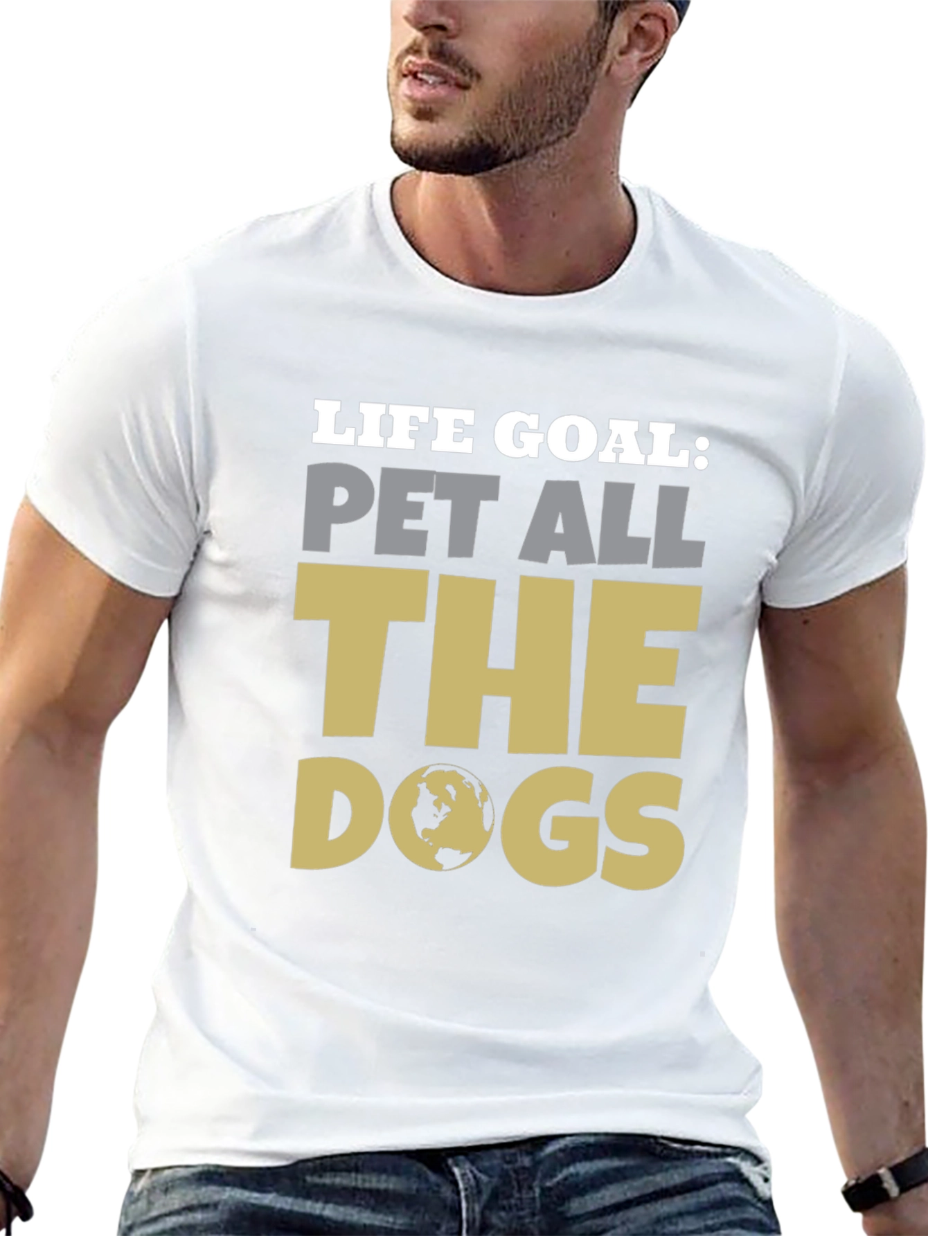 Black Life Goal Pet All the Dogs Graphic Tee view 13