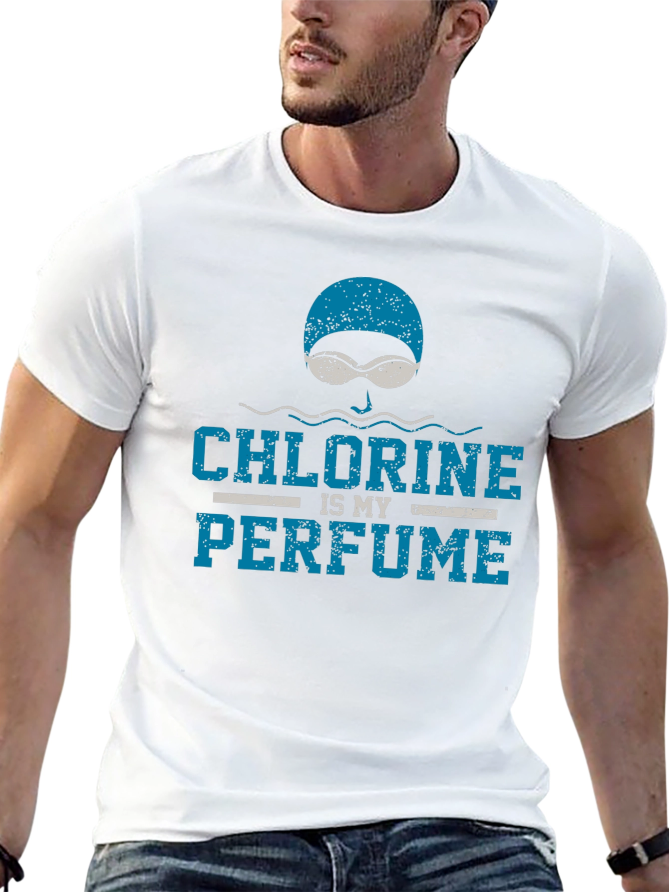 Chlorine Is My Perfume Swimmer T-Shirt - 13
