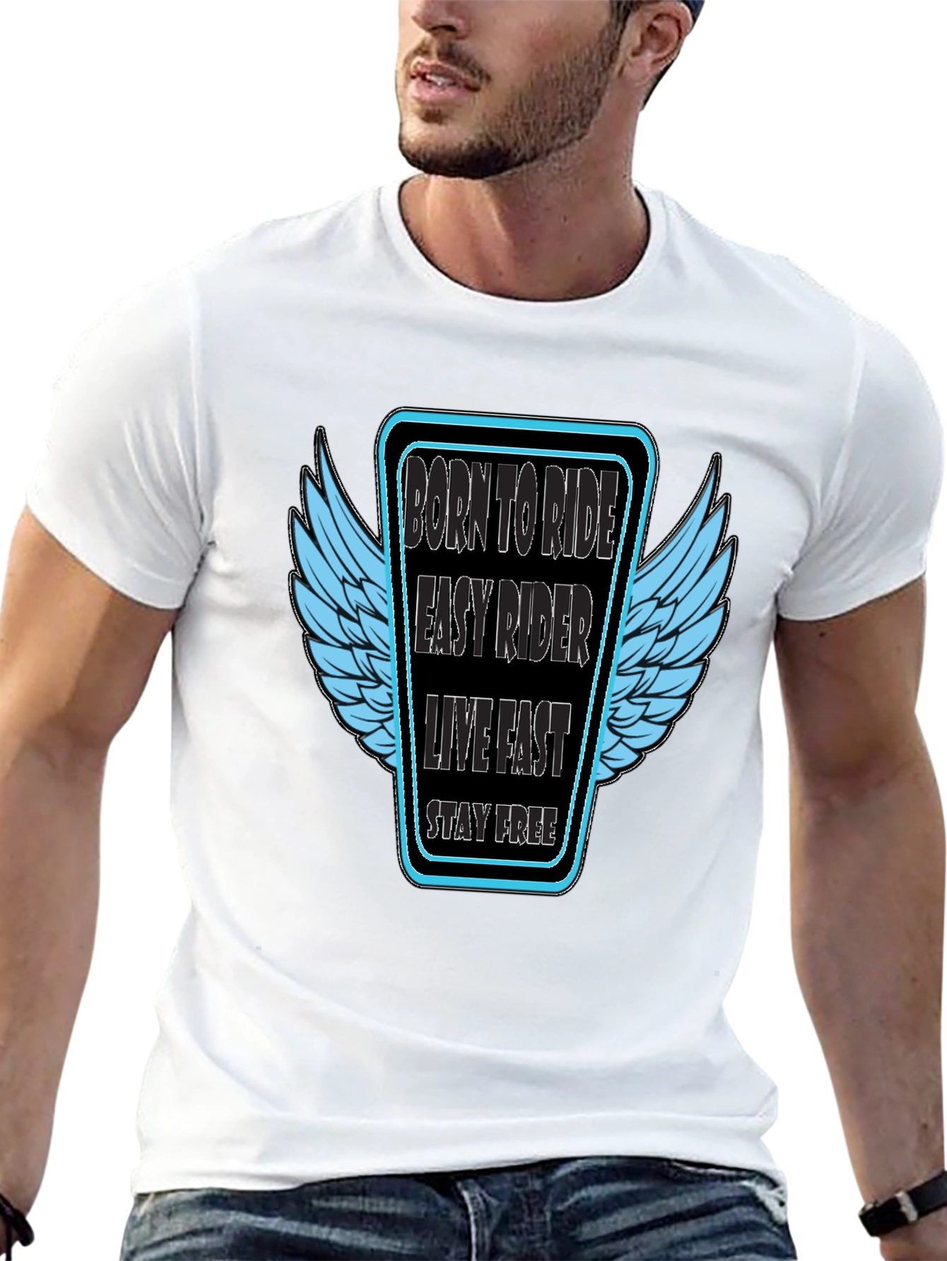 Born To Ride T-Shirt - Easy Rider Tee - 13