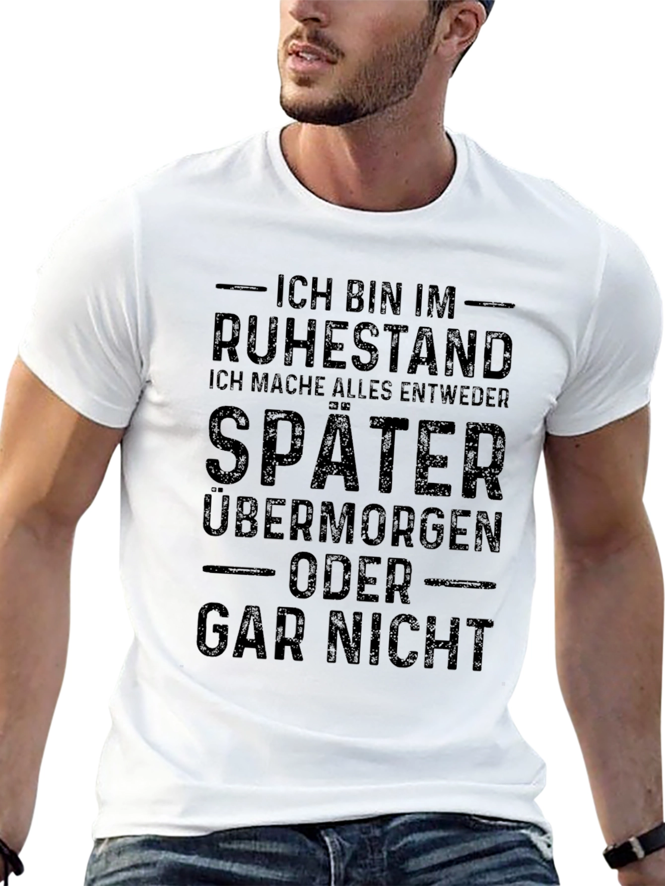 Black Funny Retirement T-Shirt - Ich Bin Im Ruhestand view 13
