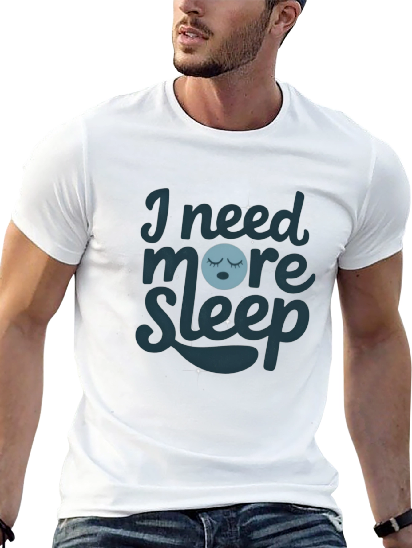 Black I Need More Sleep Graphic T-Shirt - Comfort Style view 13