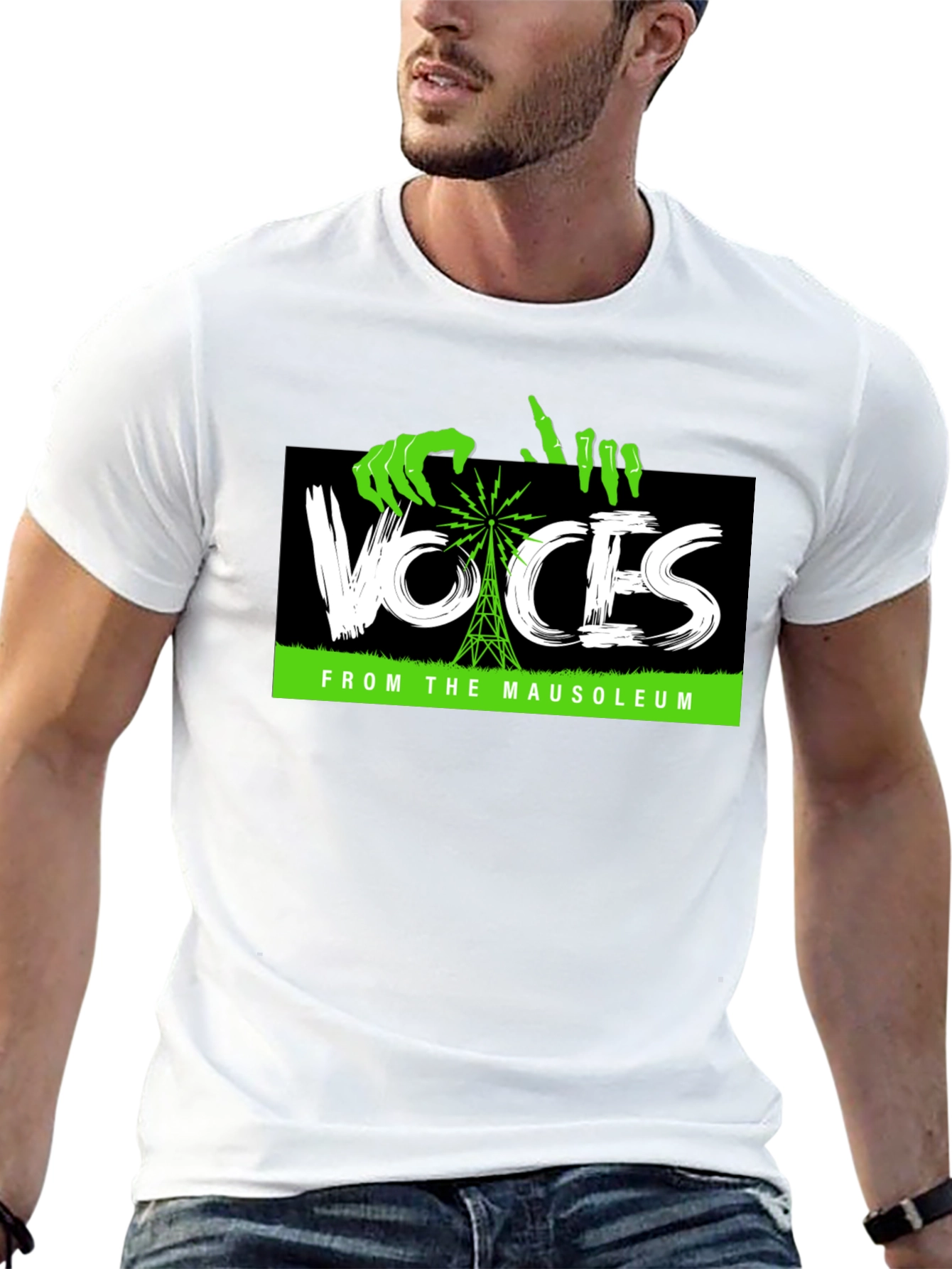 Black Voices from the Mausoleum Graphic Tee view 13