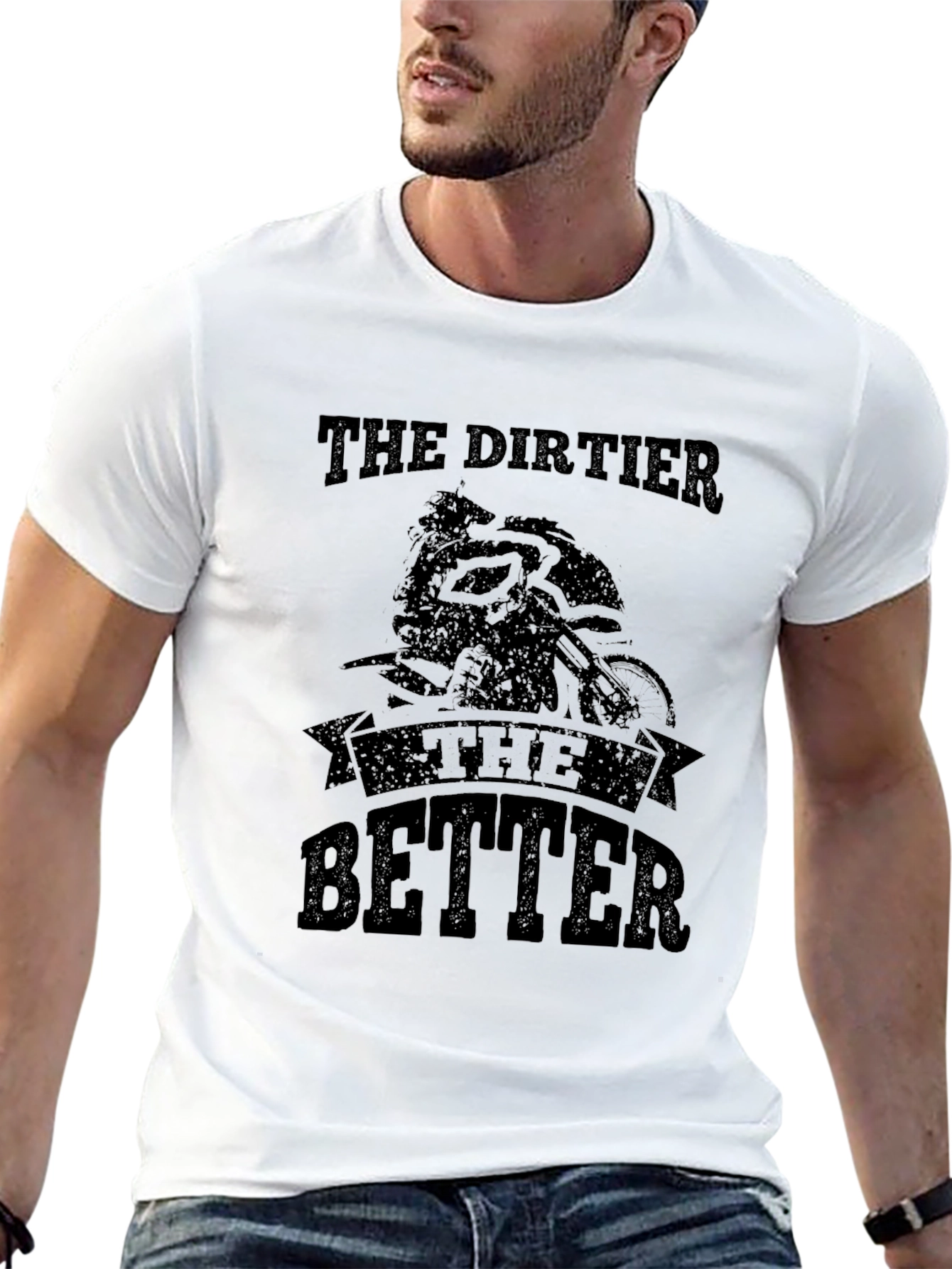 The Dirtier The Better T-Shirt - Moto Black Tee - 13