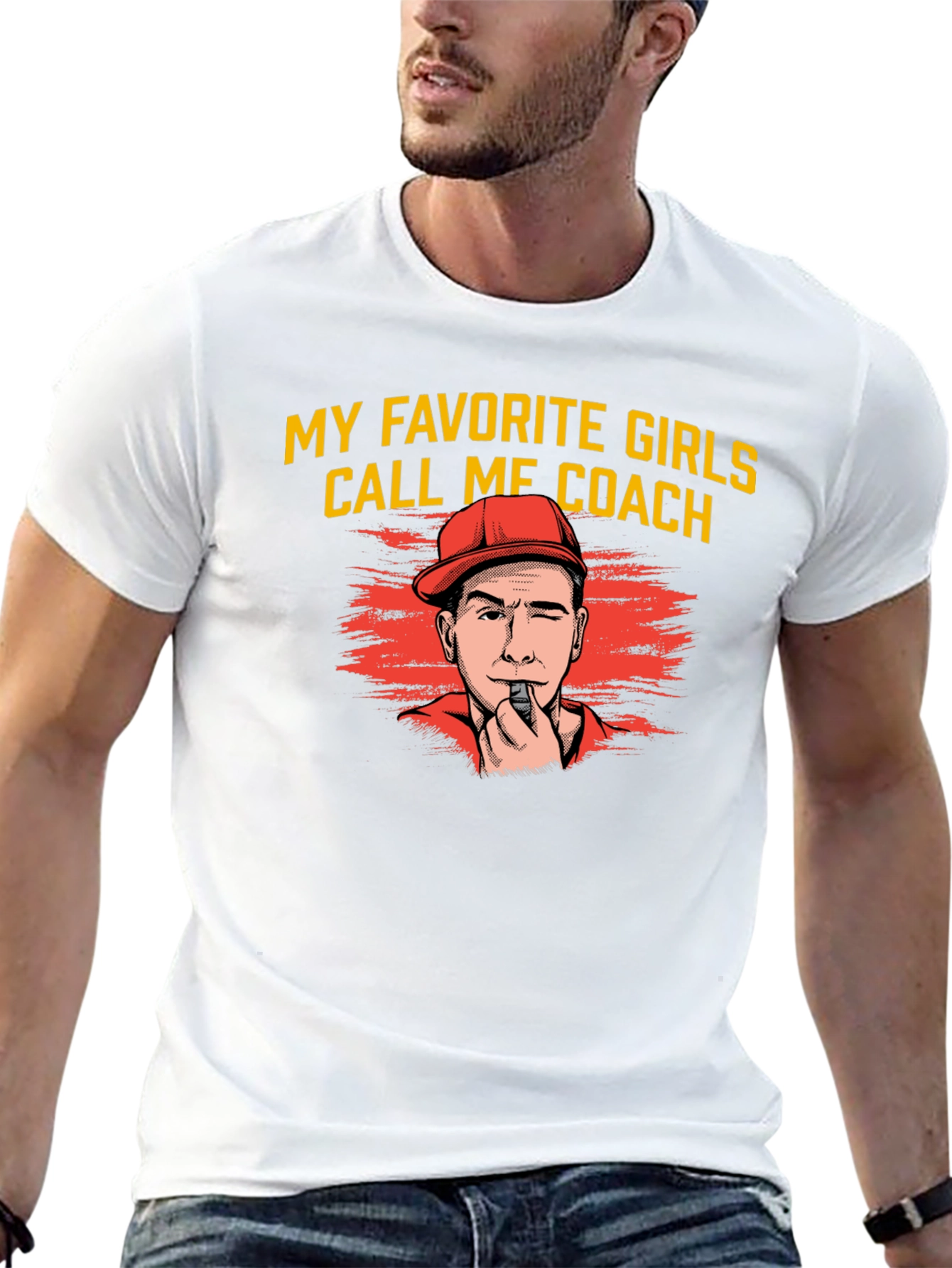 Black My Favorite Girls Call Me Coach T-Shirt view 13