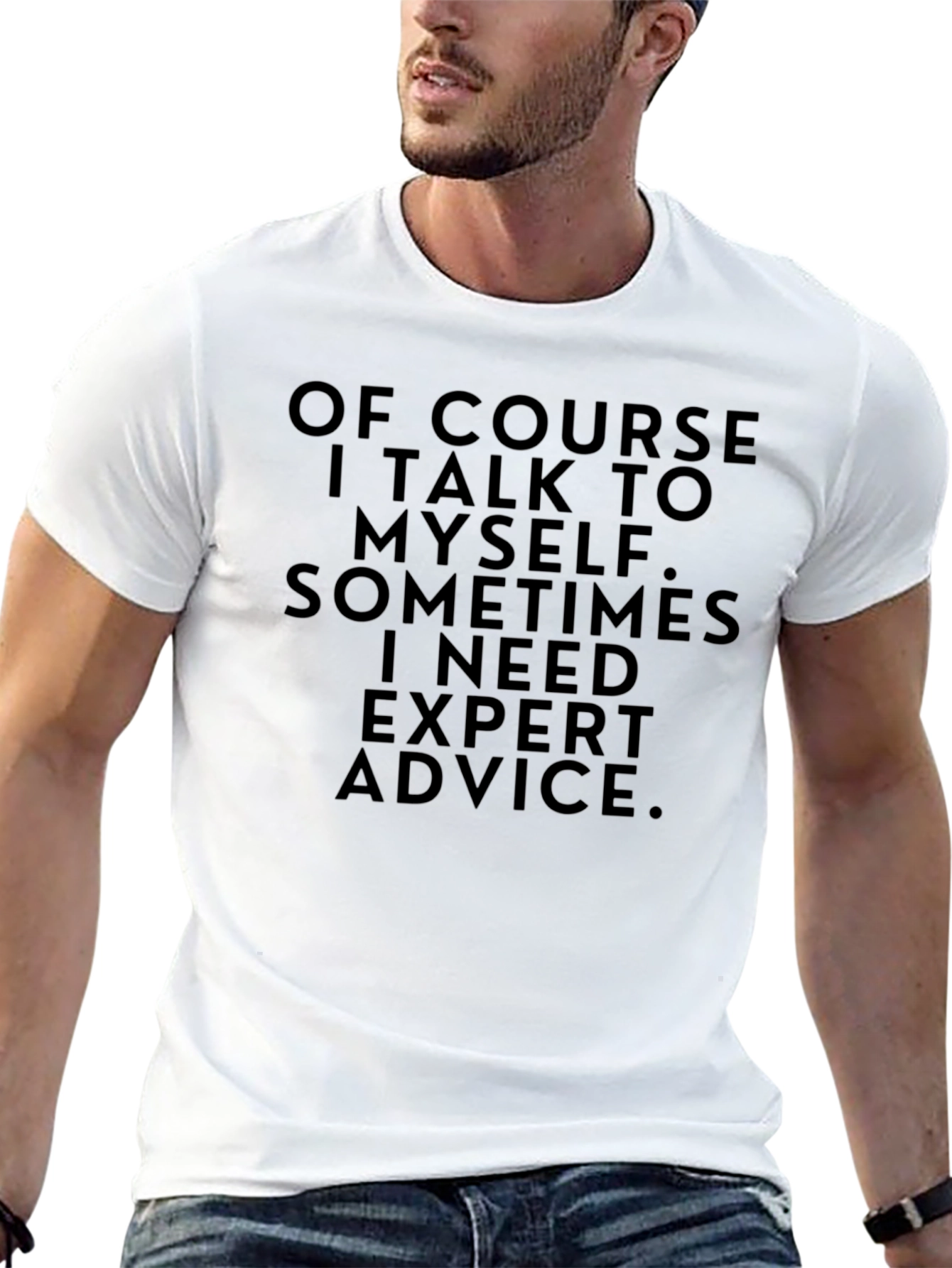 Black Expert Advice Graphic Tee - Black T-Shirt view 13