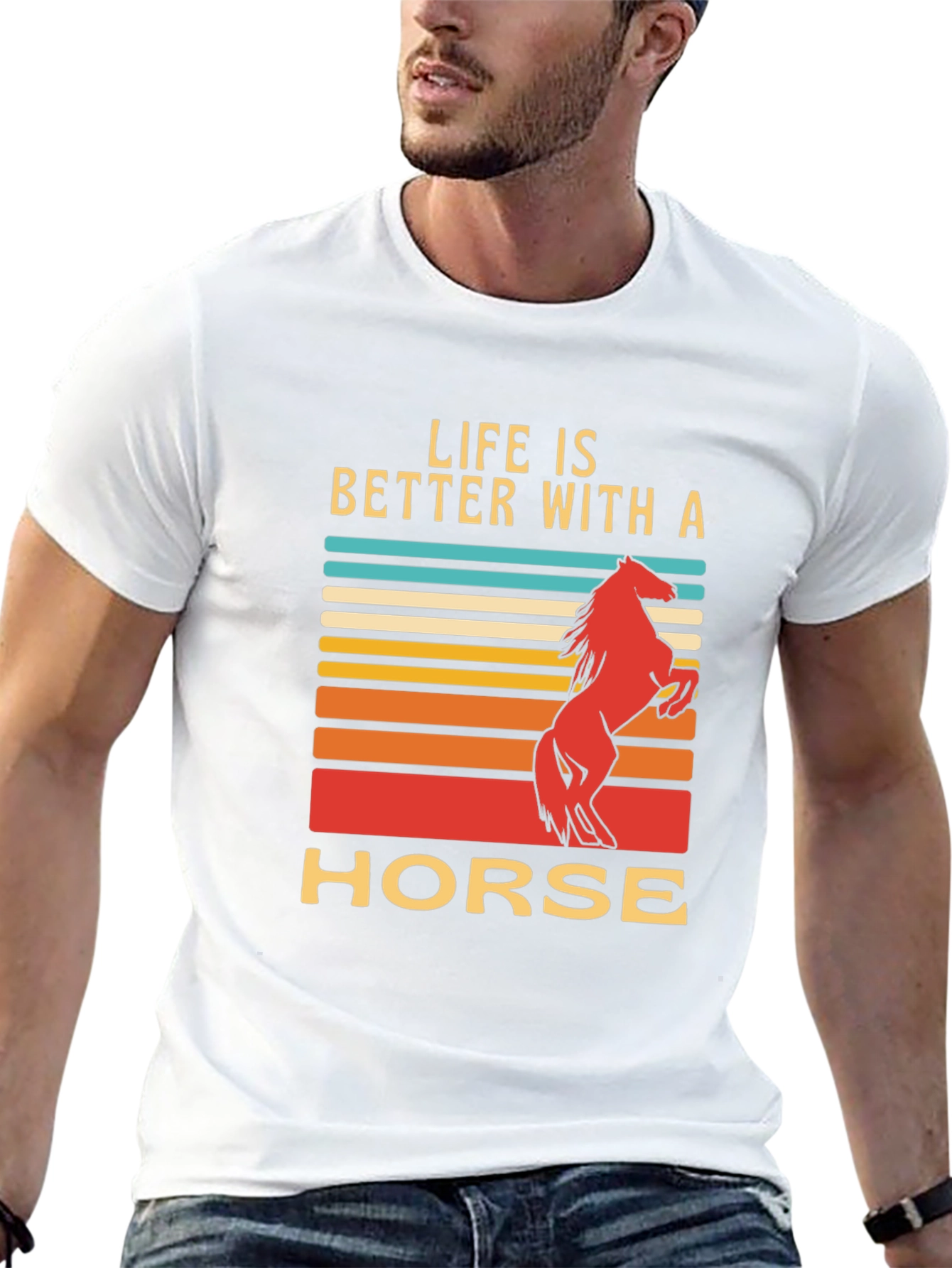 Black Life is Better with a Horse T-Shirt view 13