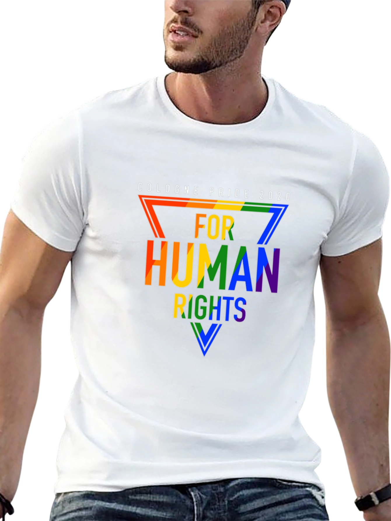 Black Cologne Pride 2020 Human Rights T-Shirt view 13
