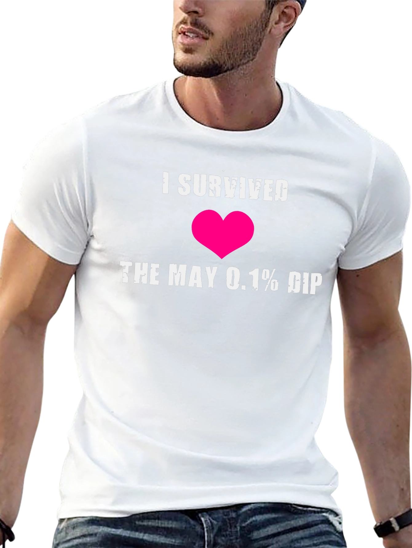 Black I Survived the May 0.1% DIP Graphic T-Shirt view 13