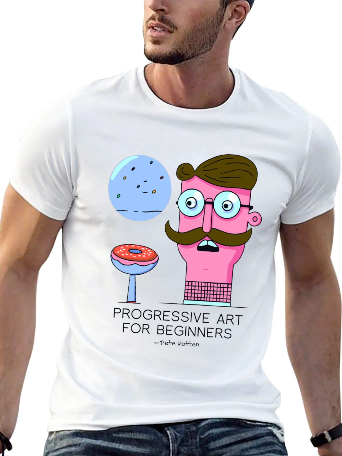 Black Progressive Art T-Shirt view 13