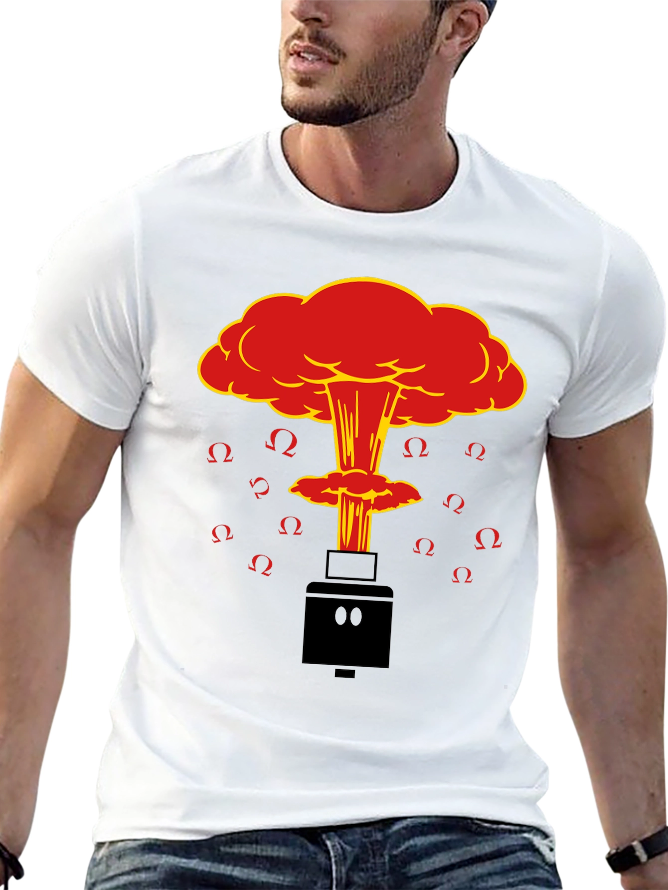 Black Atomic Vape Black T-Shirt view 13