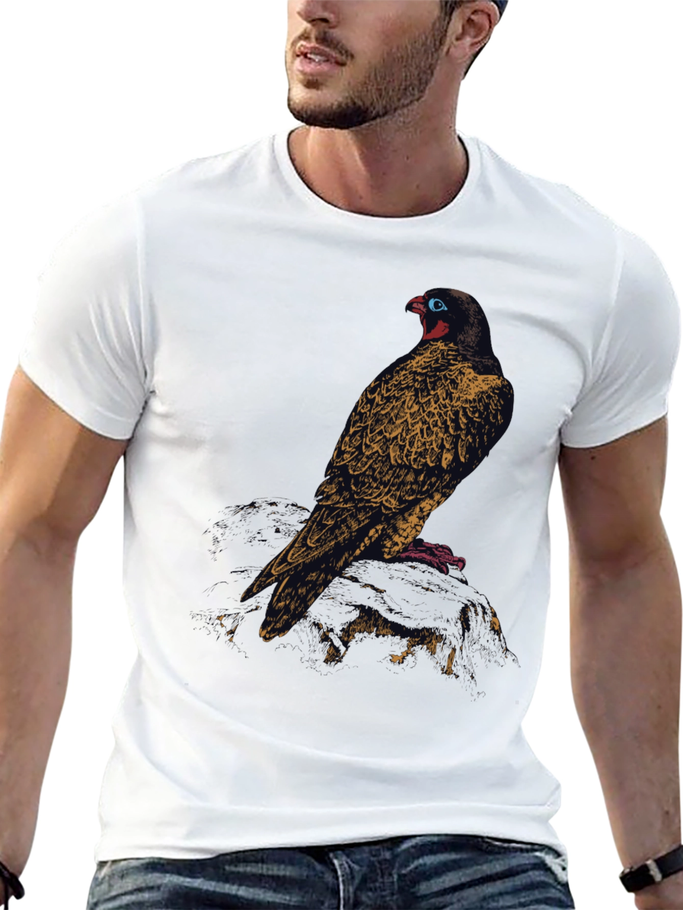 Black Raven Graphic Black T-Shirt view 13