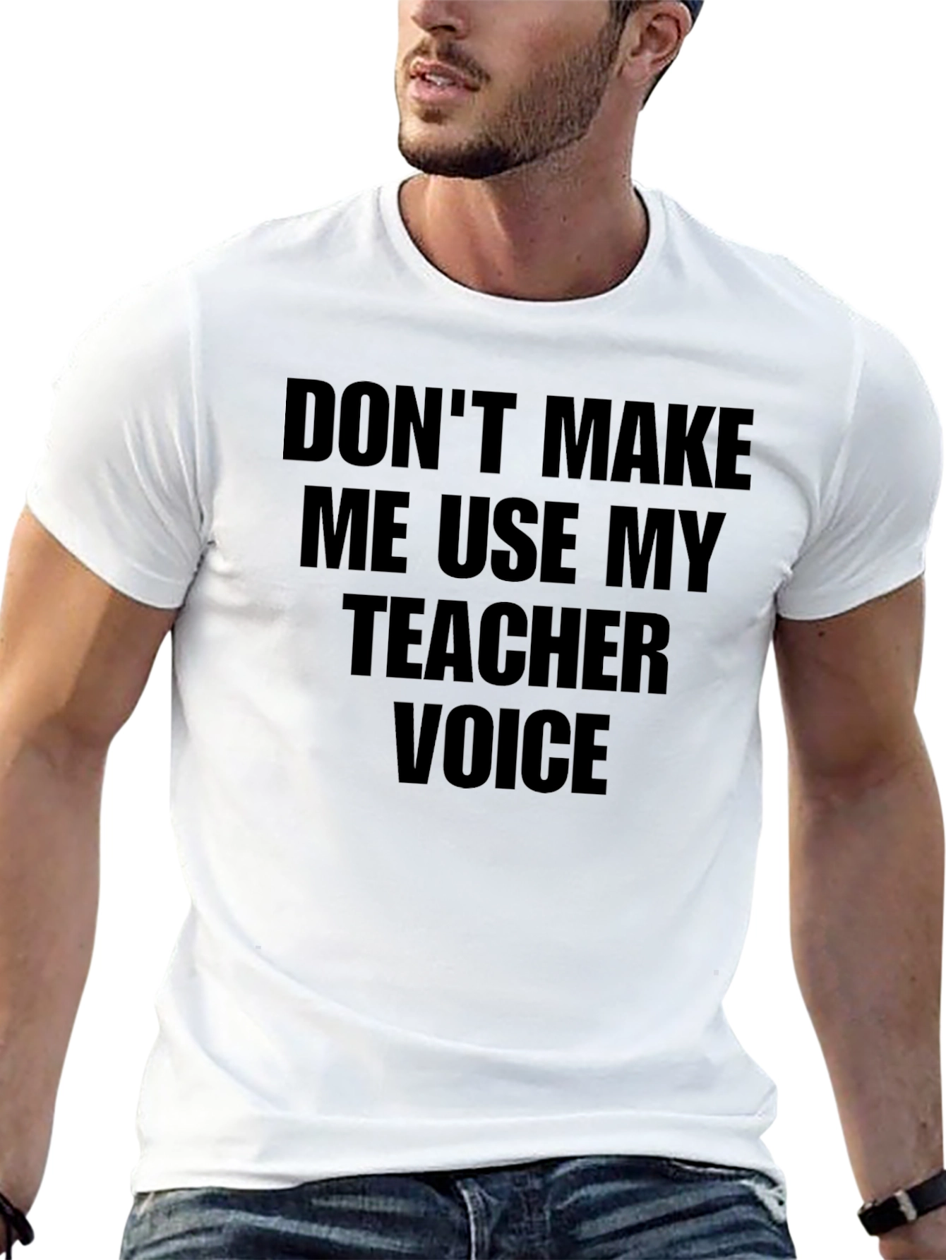 Black Teacher Voice Graphic Tee - Don't Make Me Use It! view 13