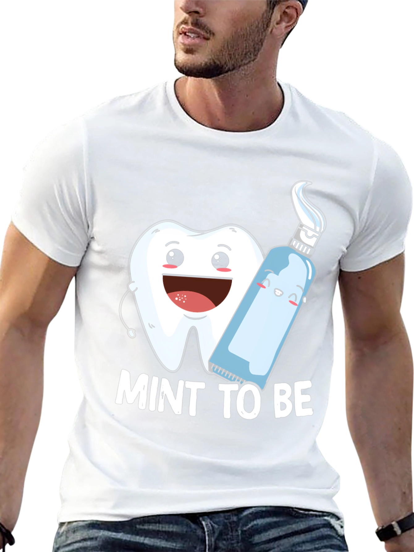 Black Mint To Be T-Shirt: Funny Dental Humor Tee view 13
