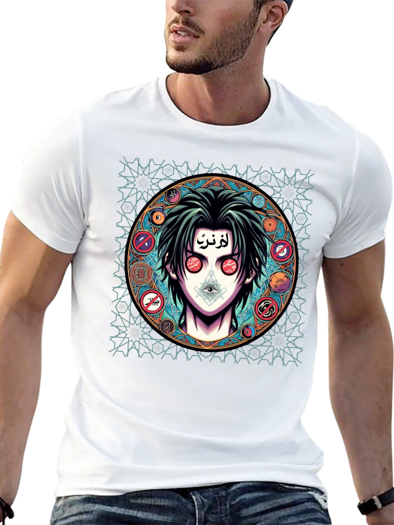 Mystic Anime Graphic Tee - Unique Design Shirt - 13
