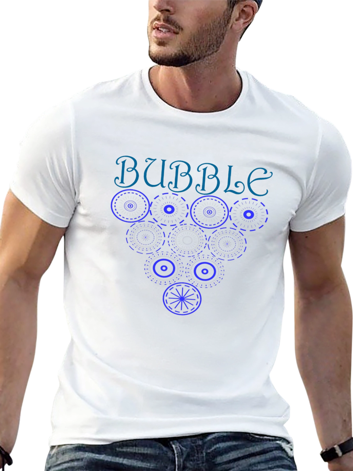 Black Bubble Graphic T-Shirt - Black view 13