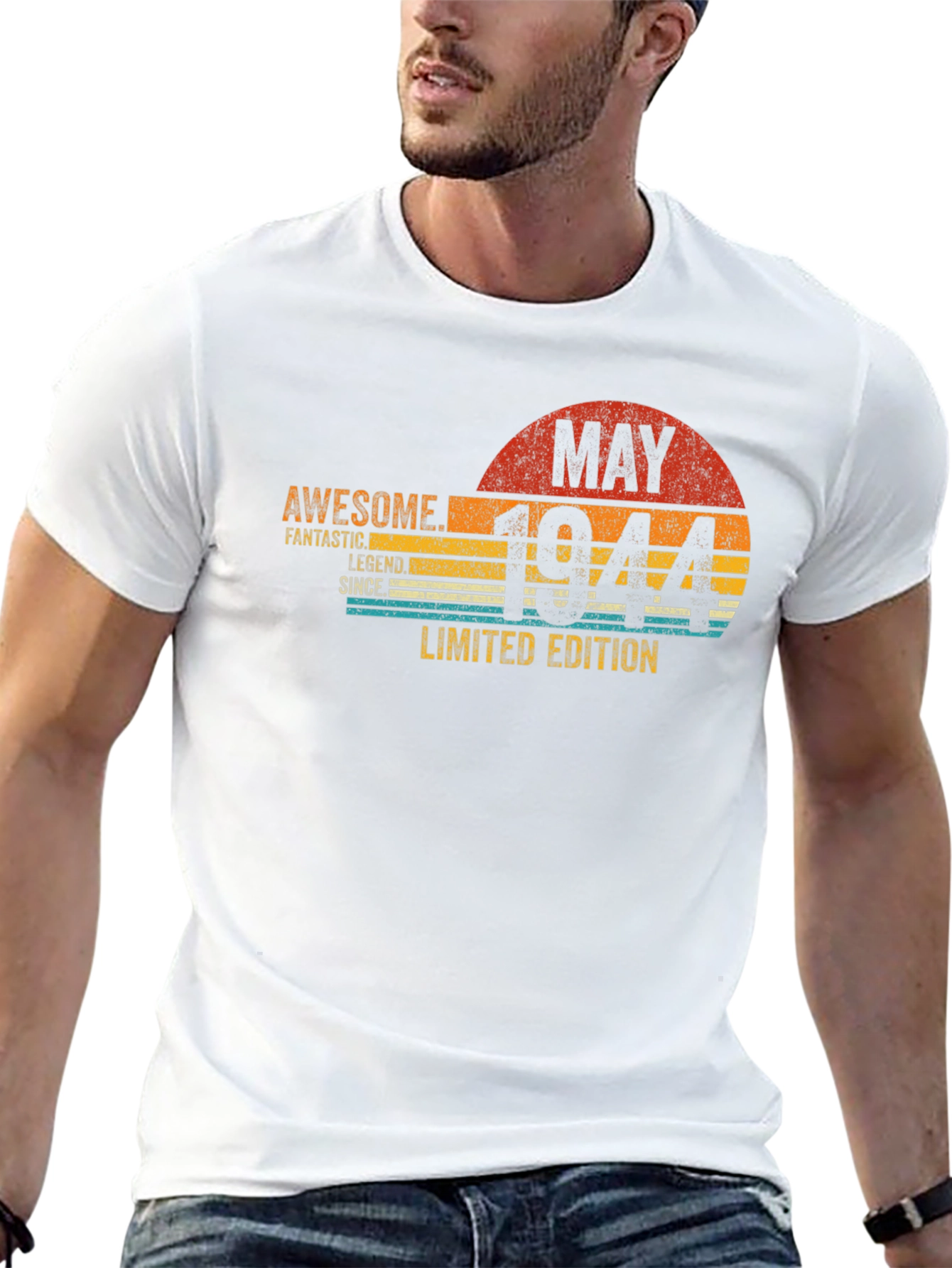 Black Awesome May 1944 Limited Edition T-Shirt view 13