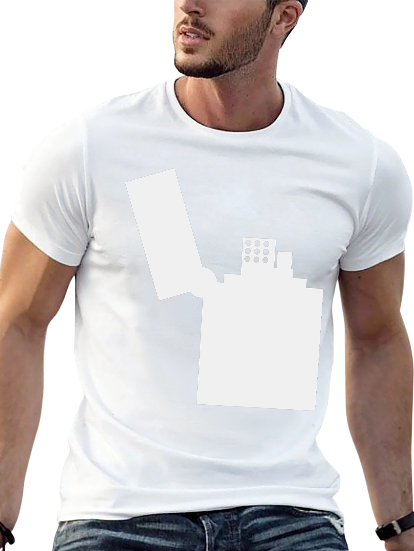 Black Lighter Graphic Tee - Cool Minimalist Design view 13