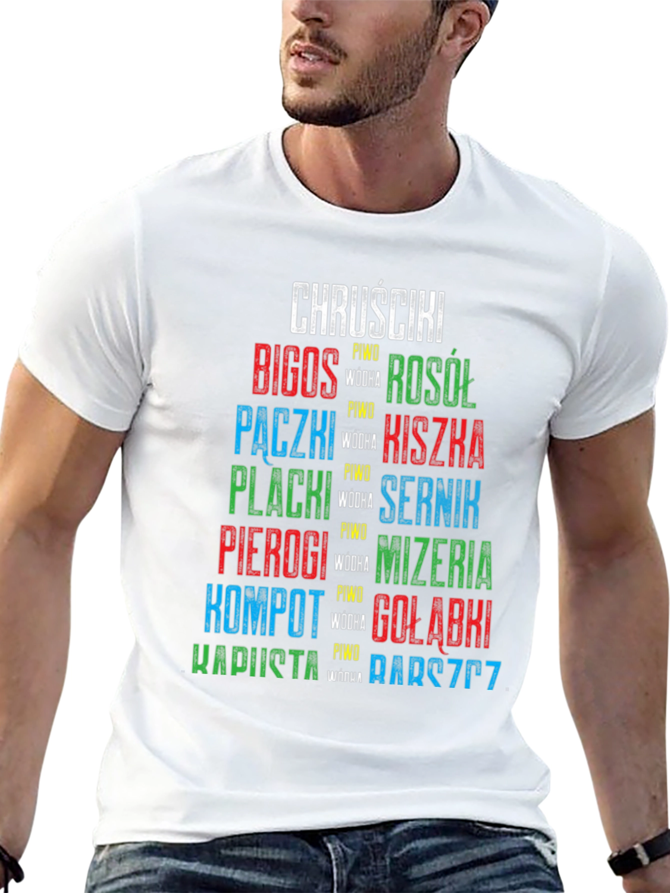 Black Polish Food T-Shirt: Bigos, Pierogi, Kapusta & More! view 13