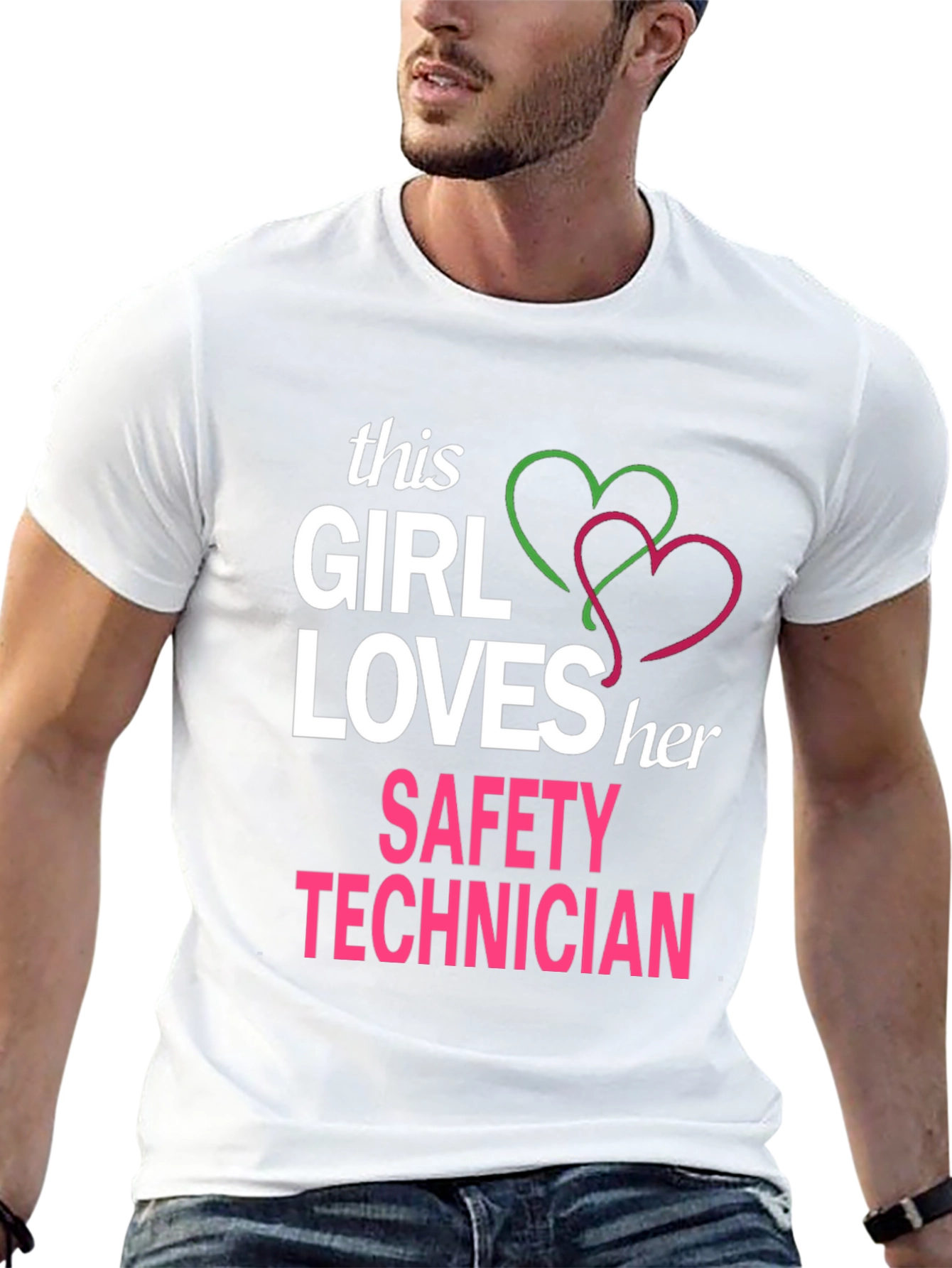 Girl Loves Her Safety Technician T-Shirt - 13