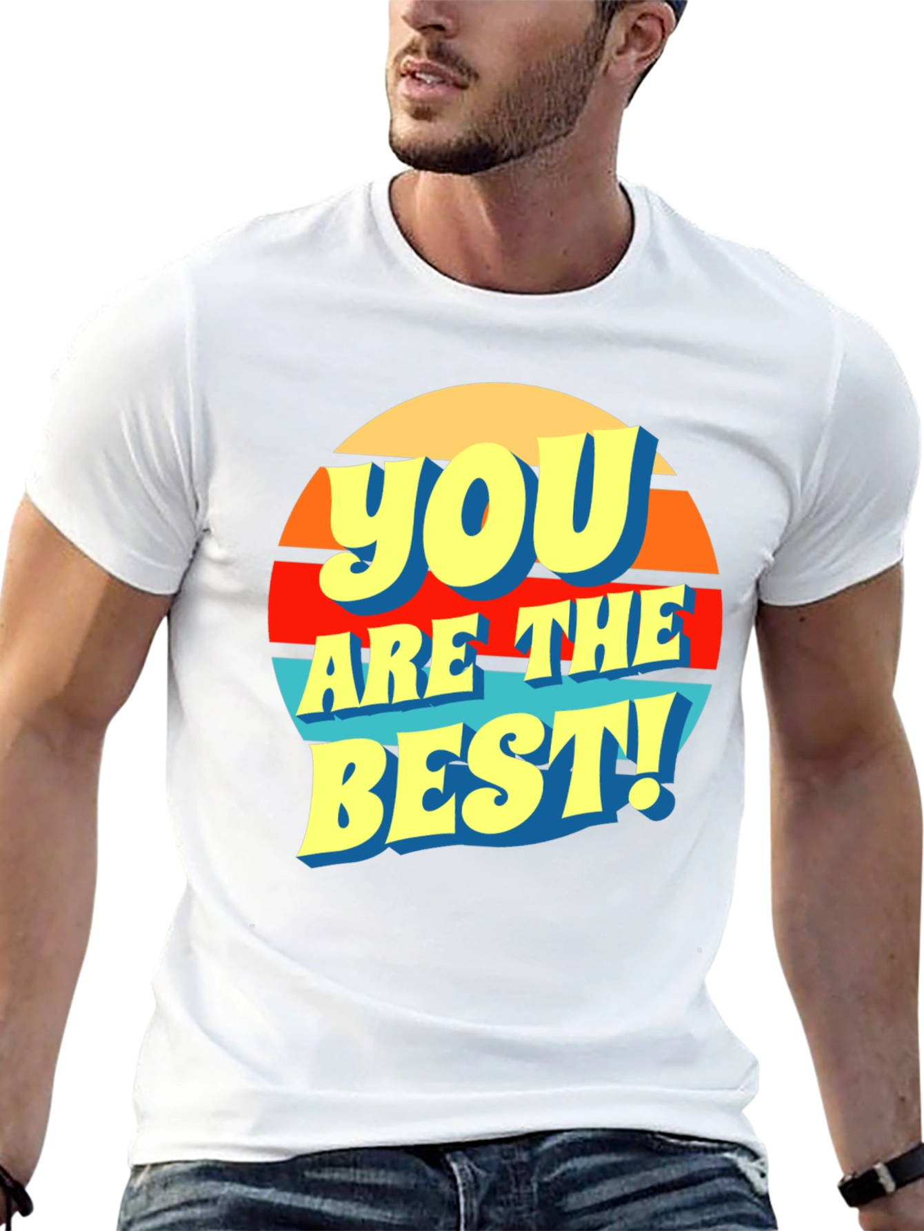 Black You Are The Best! Graphic T-Shirt view 13