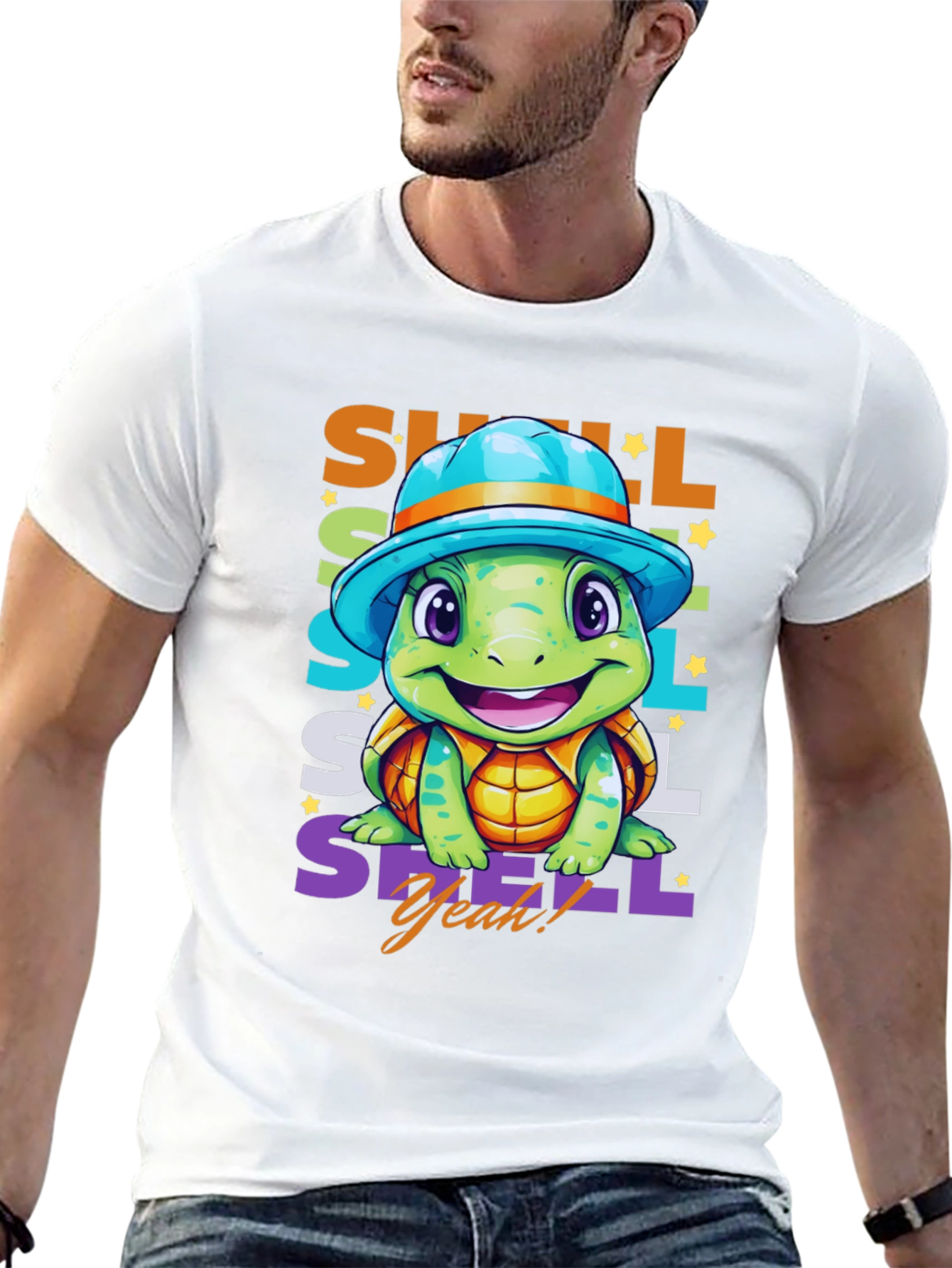 Black Cute Turtle T-Shirt - Shell Yeah! view 13