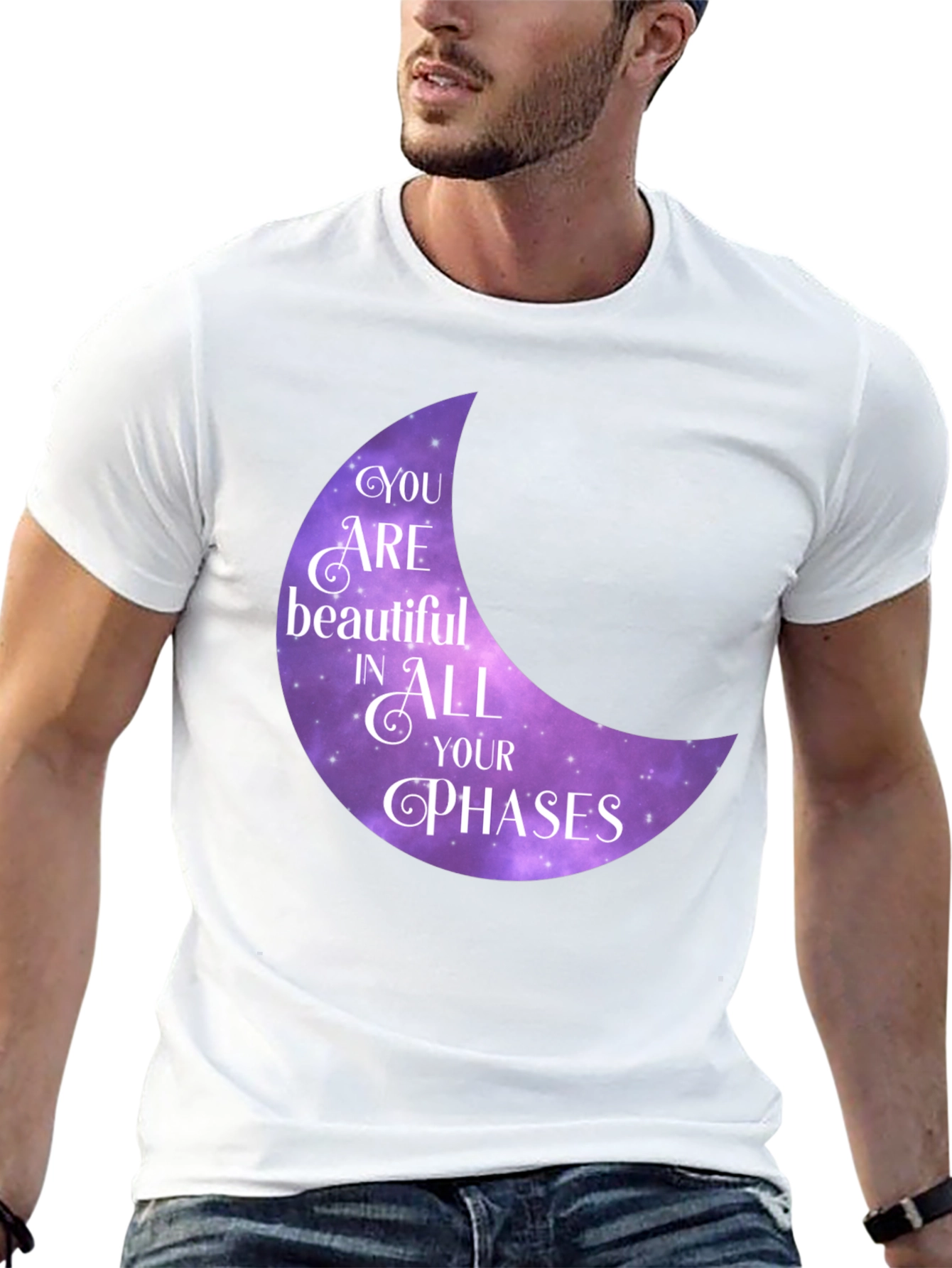 Black You Are Beautiful in All Your Phases T-Shirt view 13