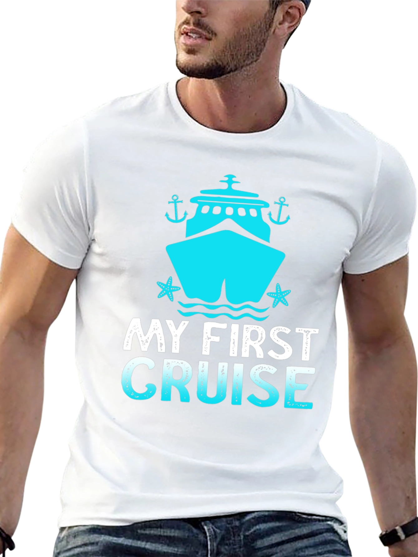 Black My First Cruise T-Shirt - Vacation Souvenir view 13