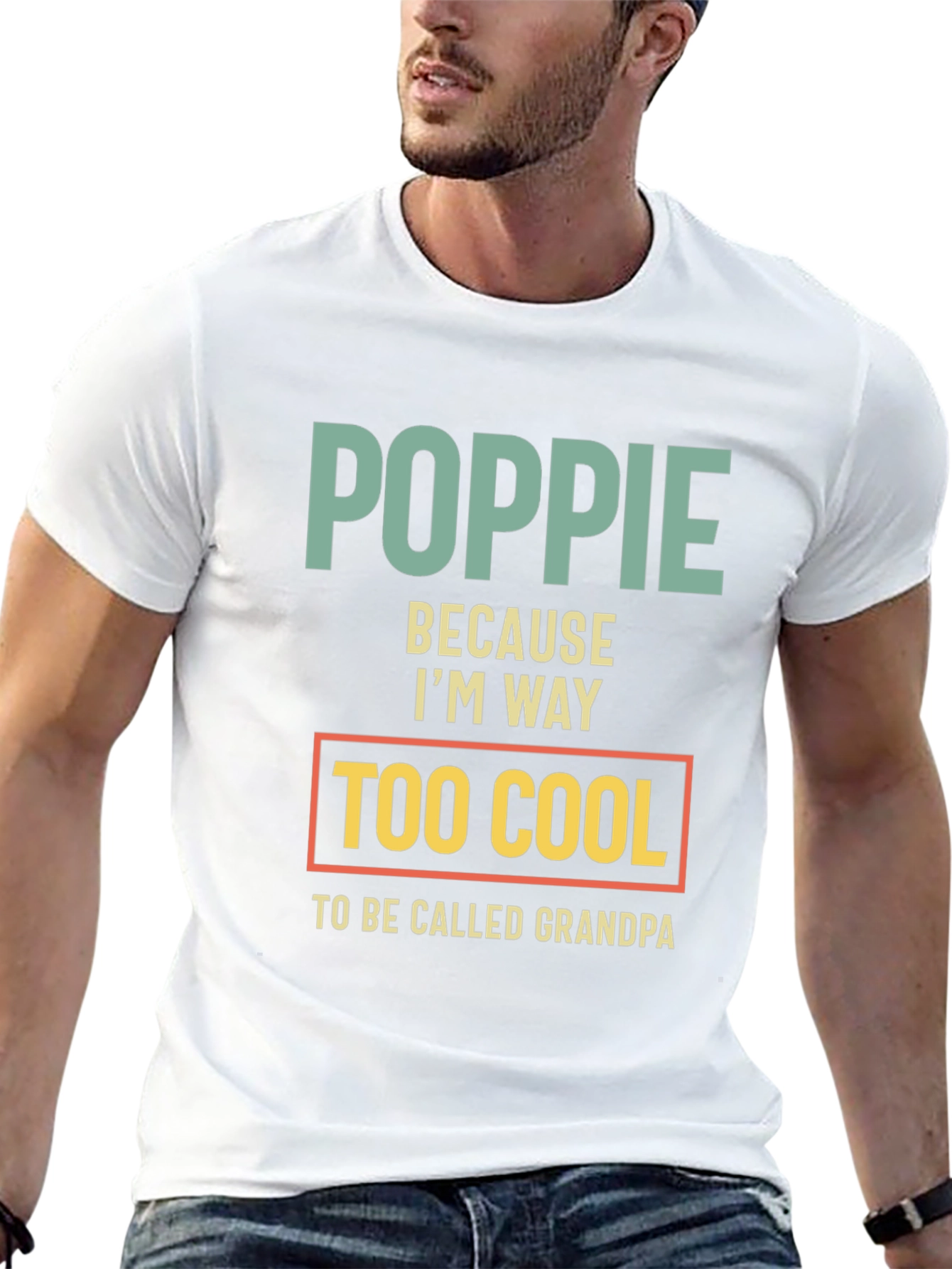 Black Poppie - Too Cool Grandpa T-Shirt view 13