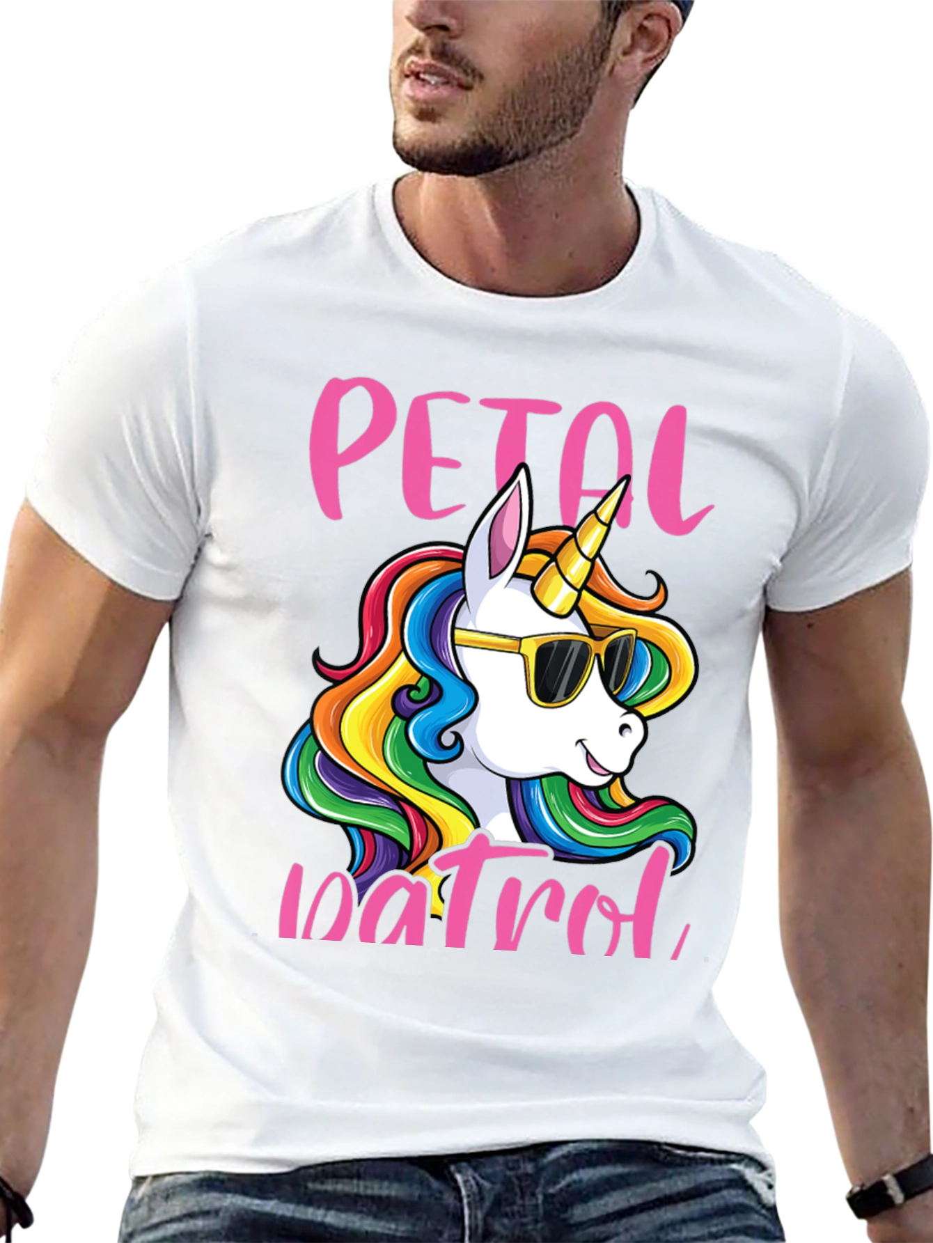 Black Petal Patrol Unicorn Graphic Tee view 13