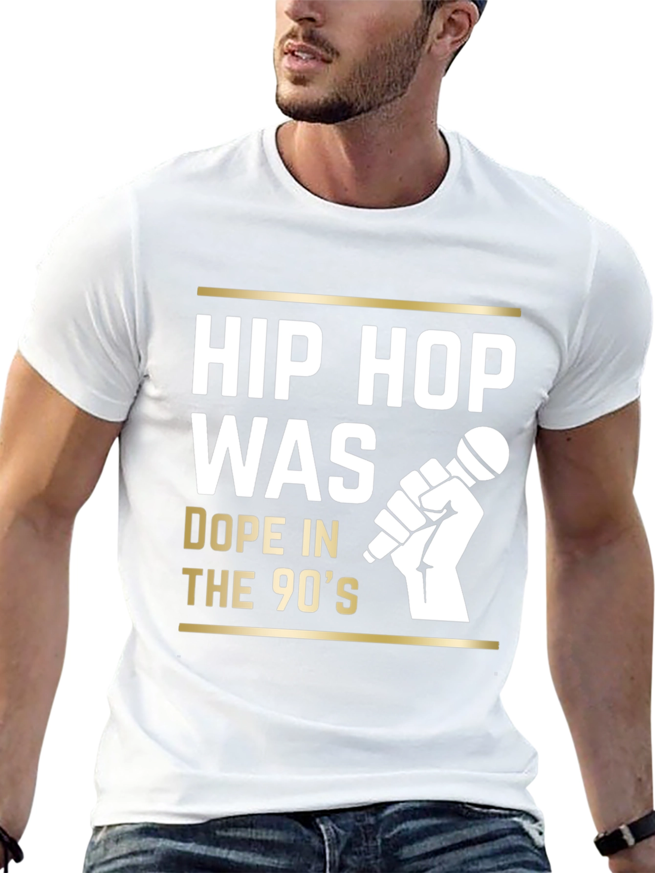 Black Hip Hop 90s Graphic Tee - Retro Style view 13