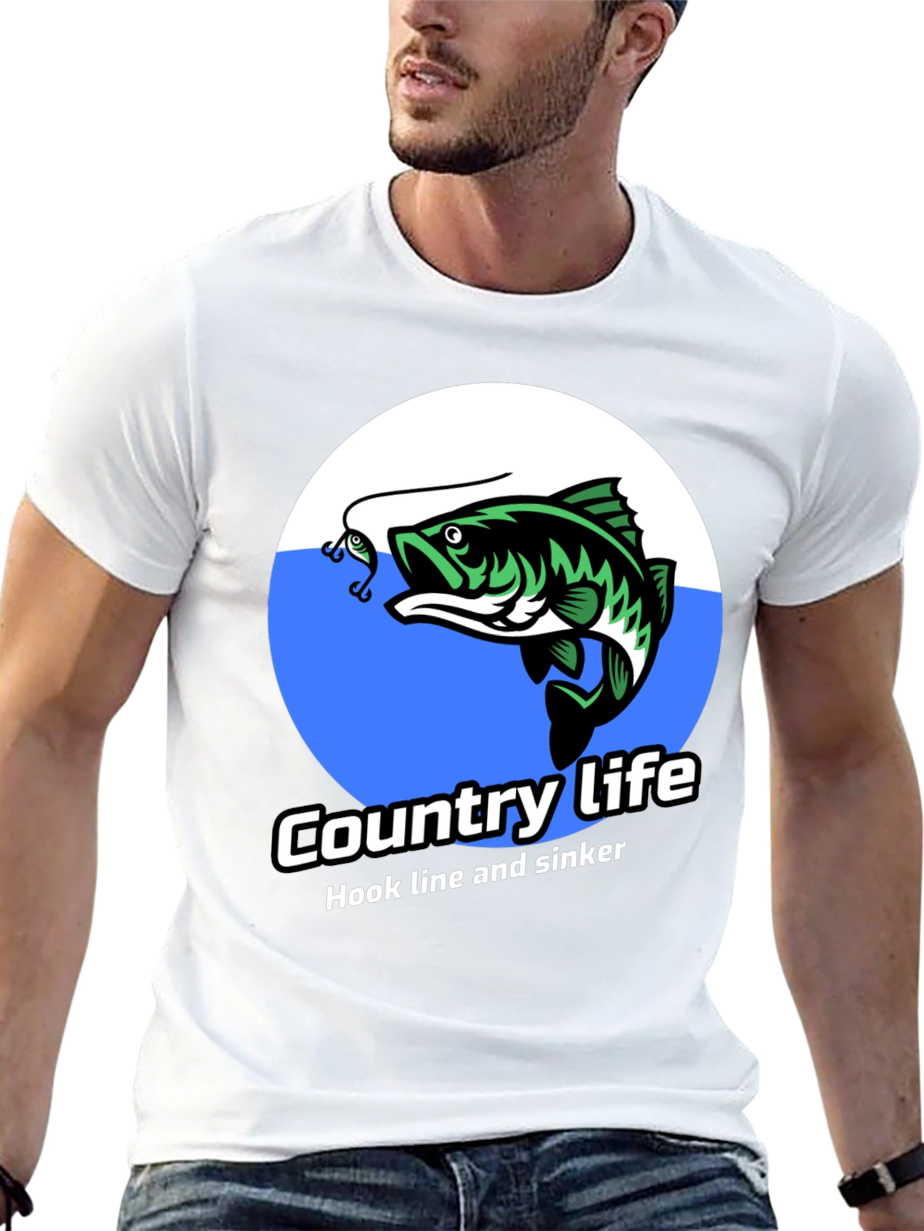 Black Country Life Bass Fishing T-Shirt view 13
