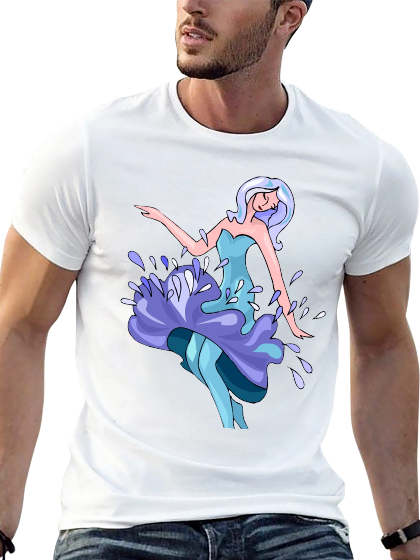 Black Water Dancer Graphic Tee view 13