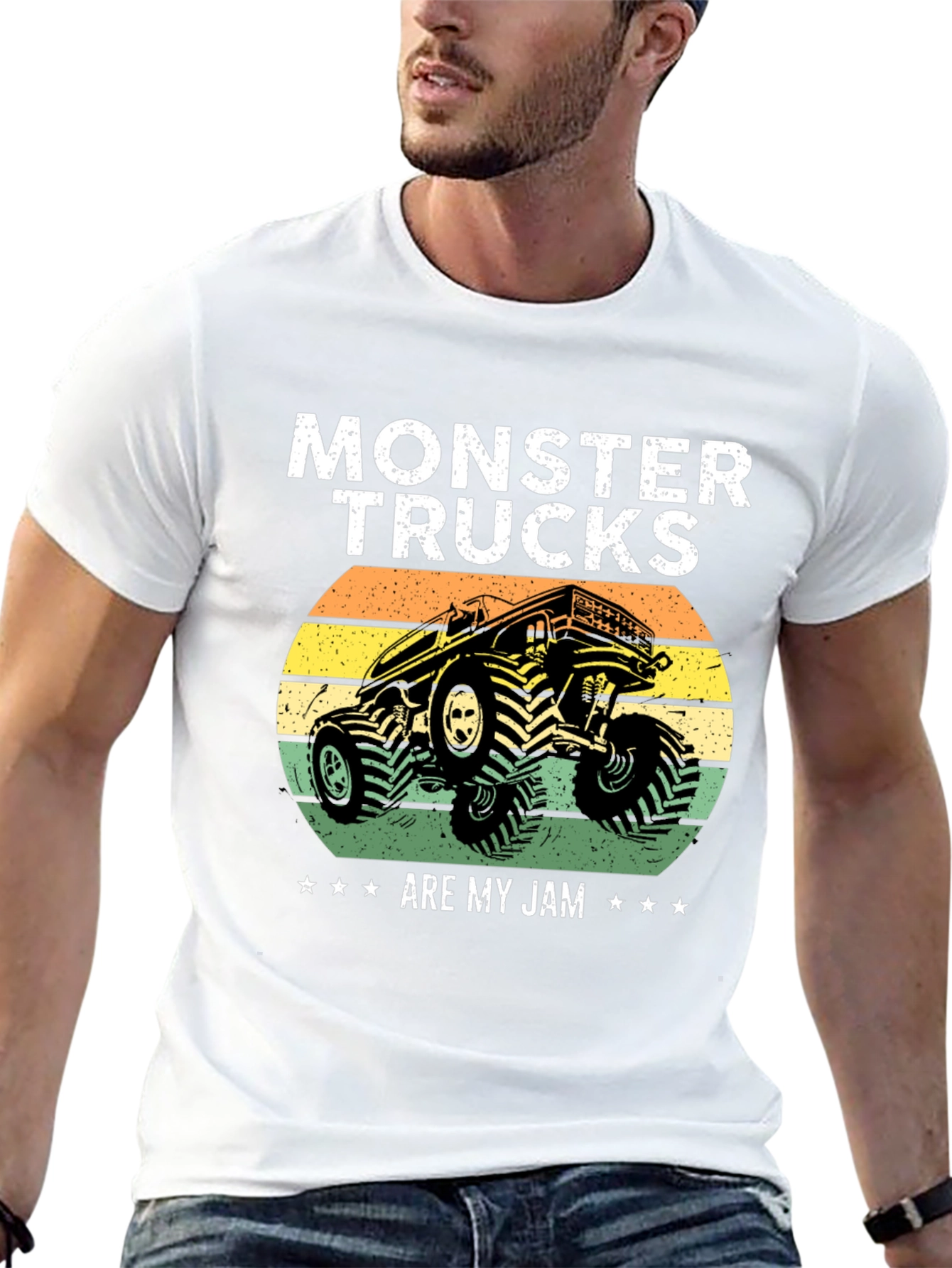 Black Monster Truck Graphic Tee view 13