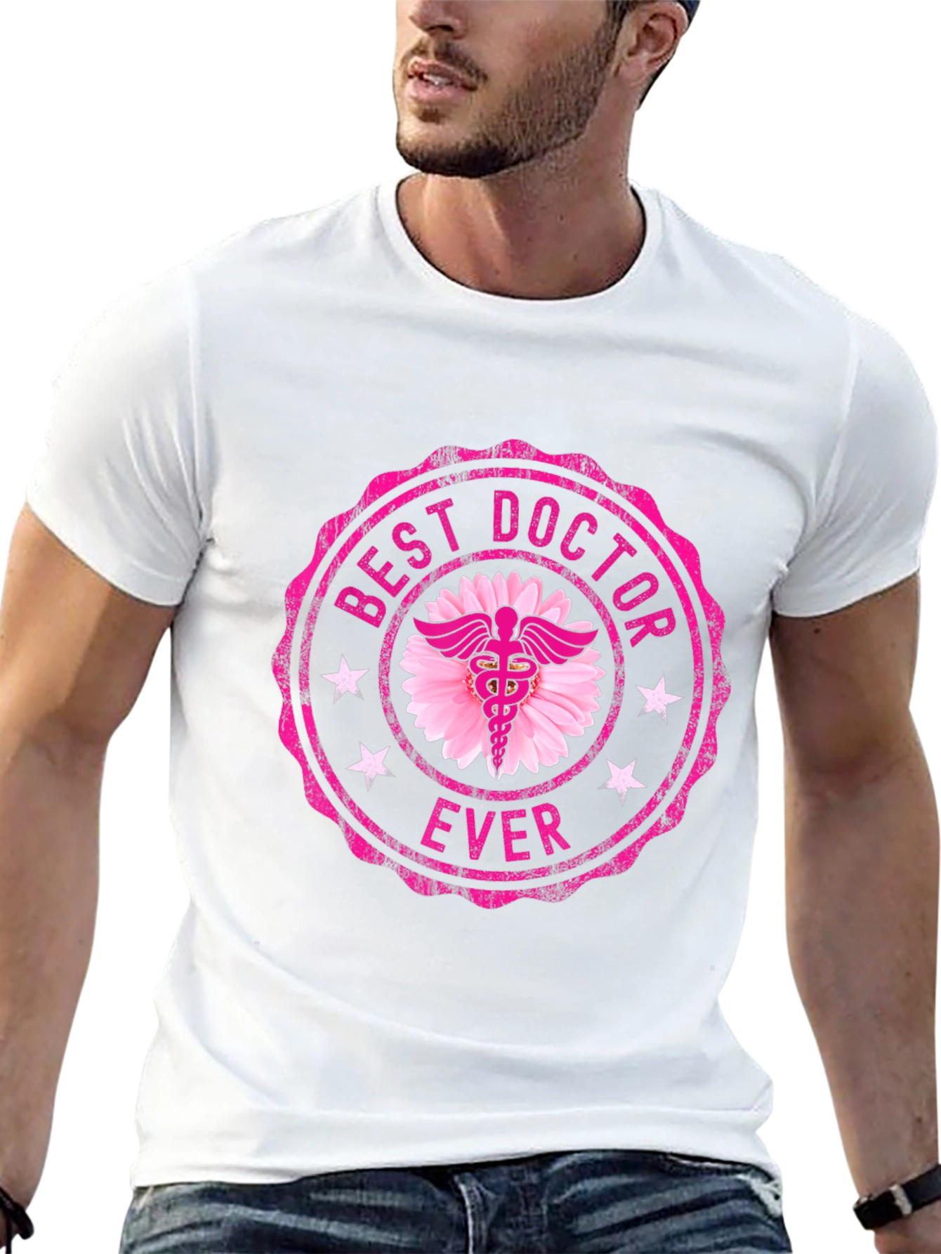 Black Best Doctor Ever T-Shirt - Medical Appreciation view 13