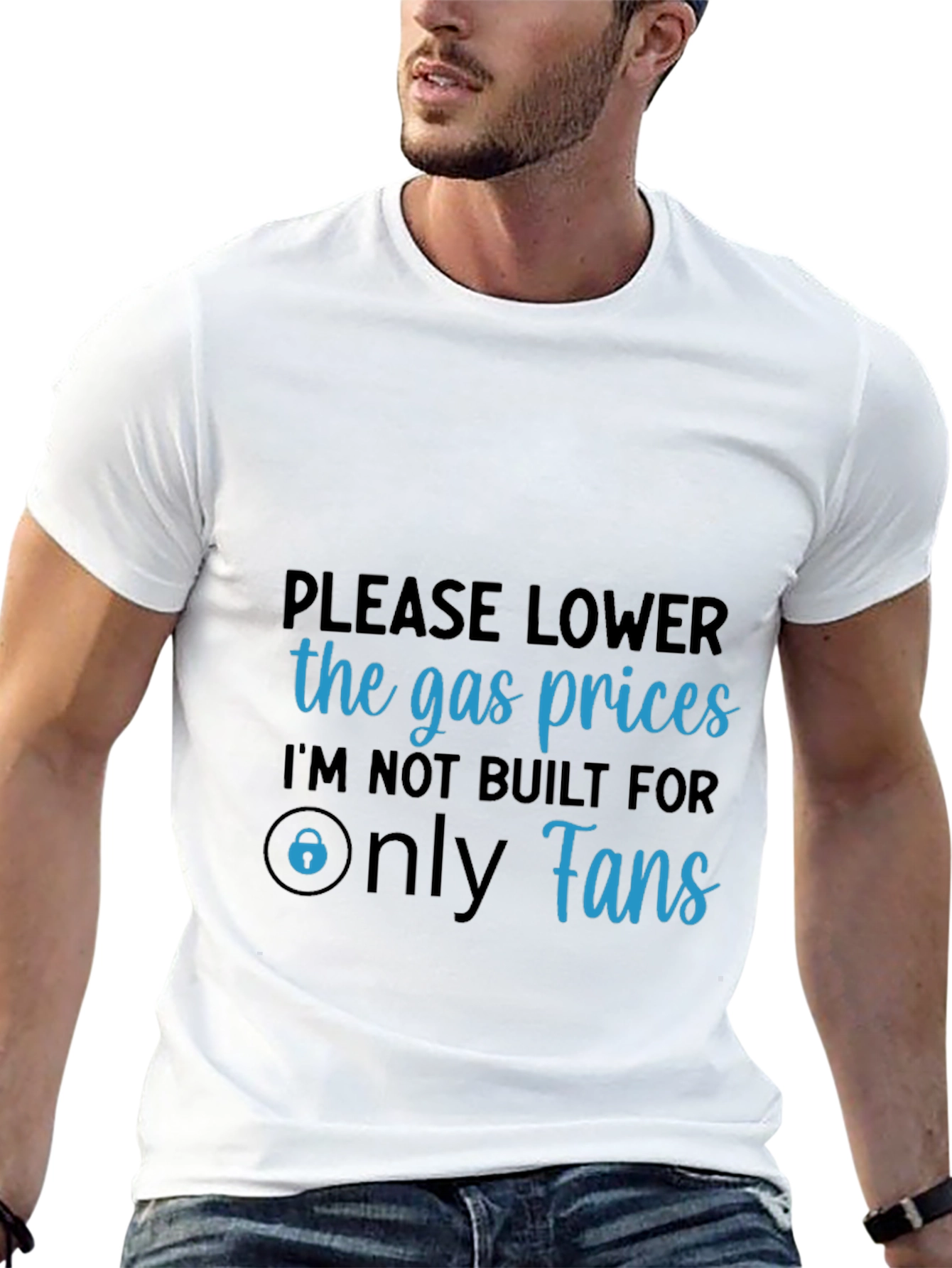 Black Funny Gas Price T-Shirt: Only Fans view 13