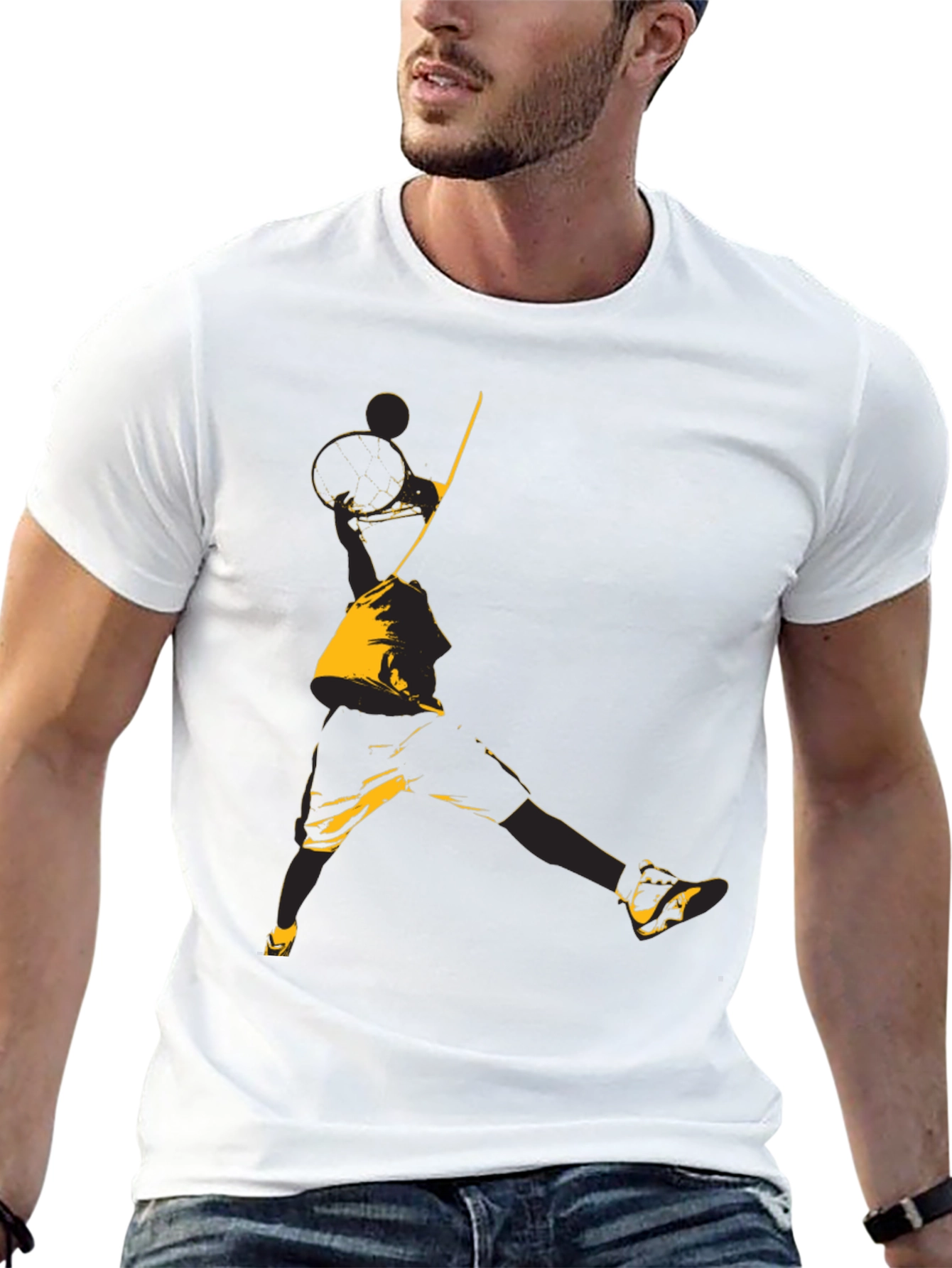 Black Black Basketball Graphic Tee view 13
