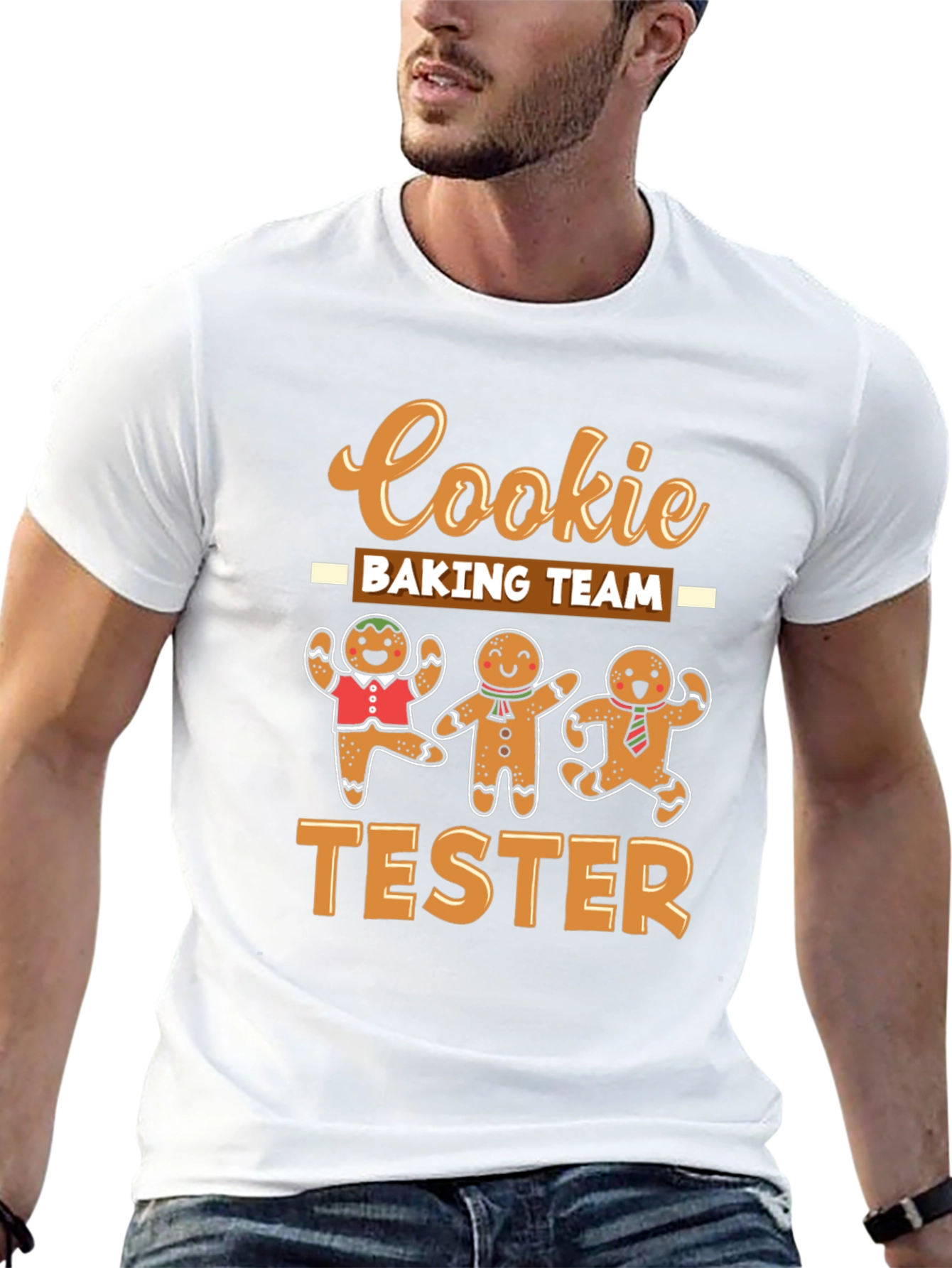 Black Cookie Baking Team Tester Graphic T-Shirt view 13