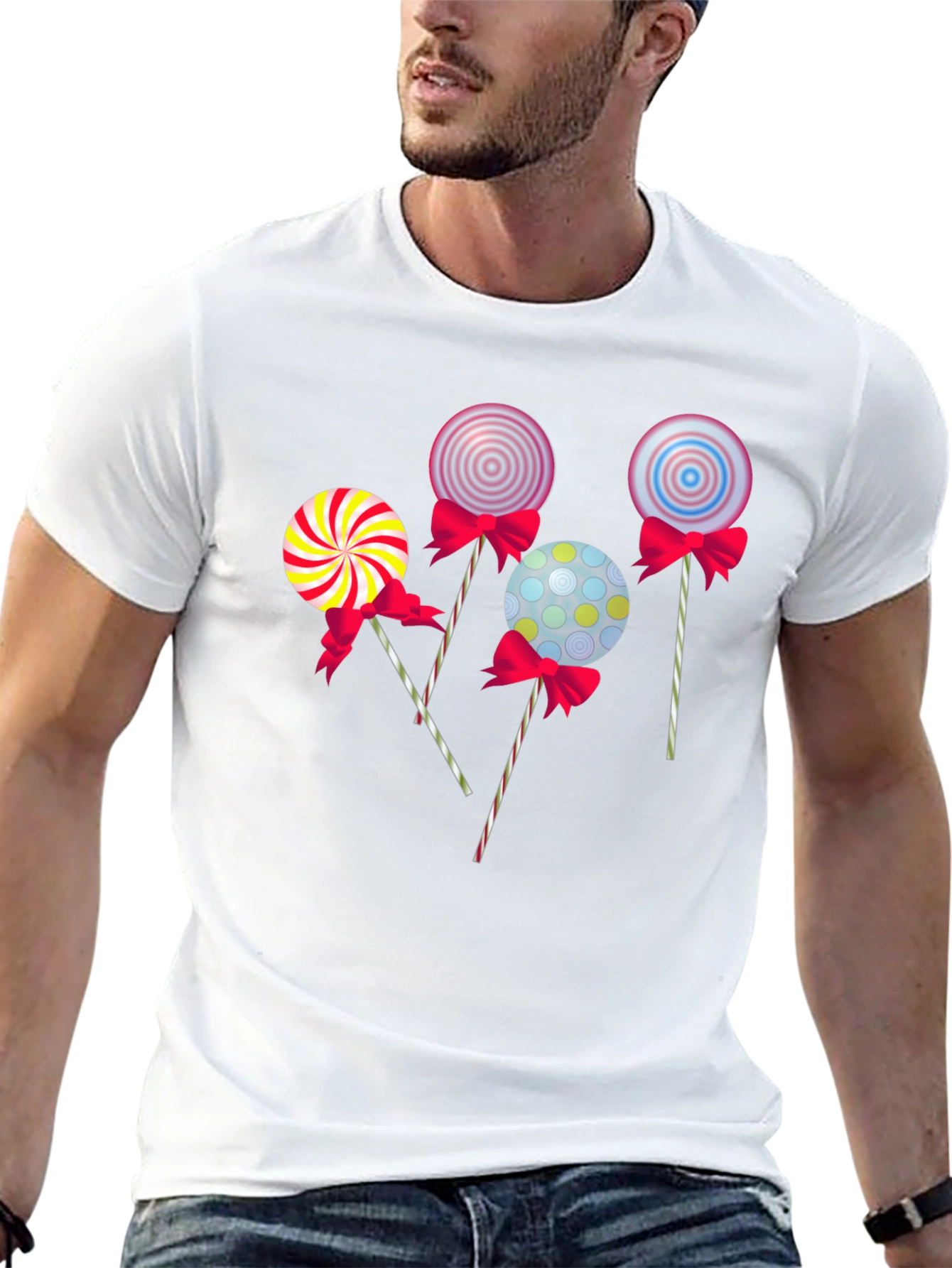 Black Lollipop Graphic T-Shirt - Fun & Stylish Design view 13