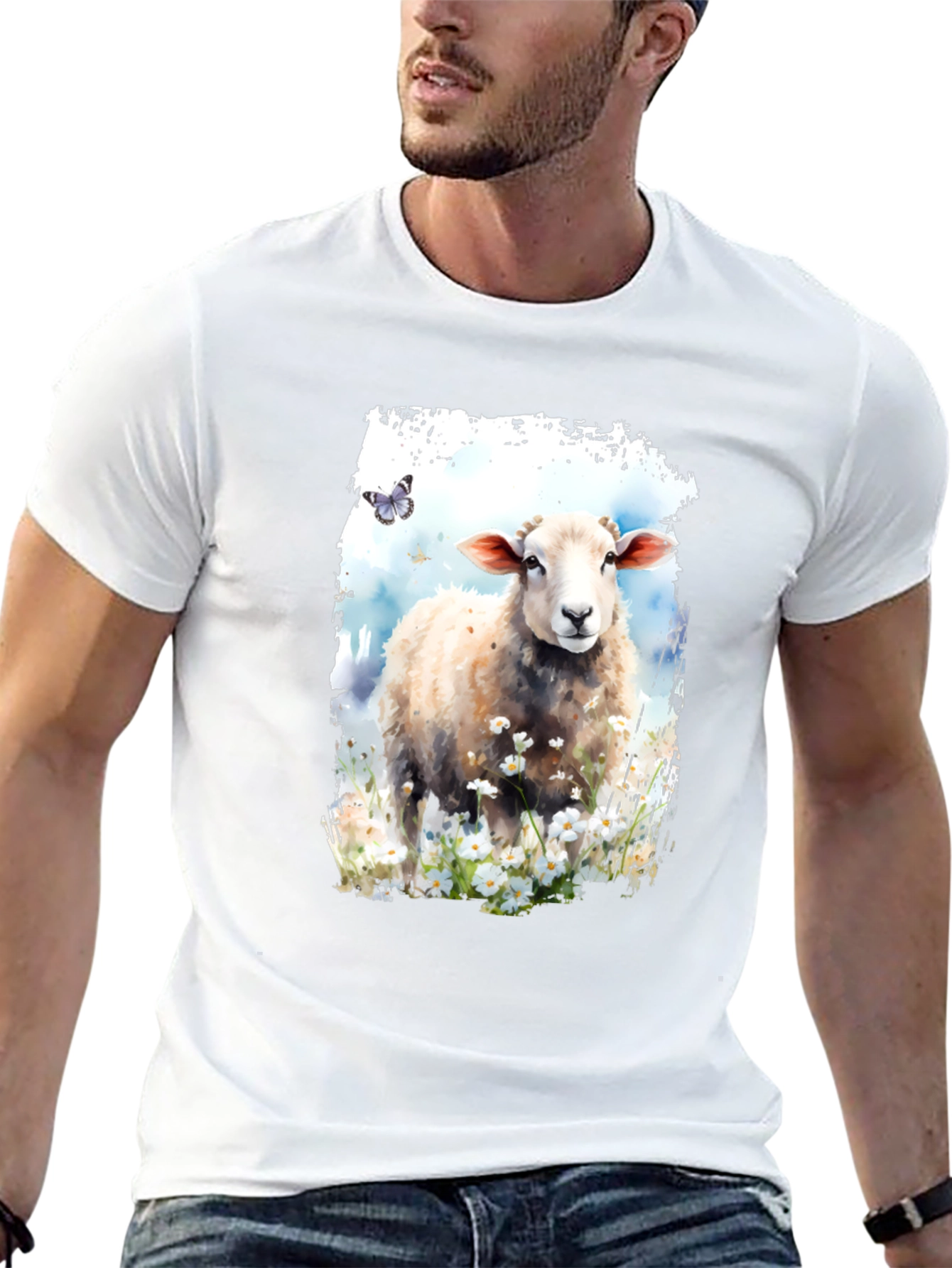 Black Sheep Meadow Black Graphic Tee view 13