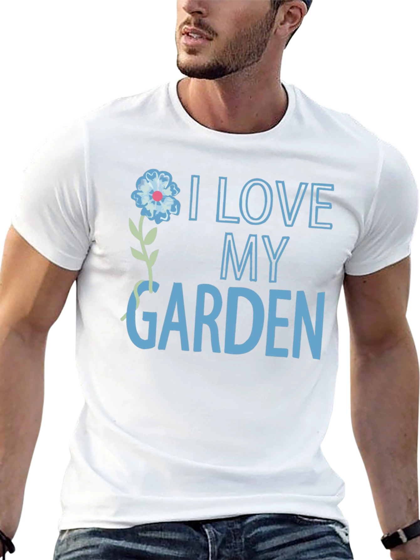 Black I Love My Garden T-Shirt view 13