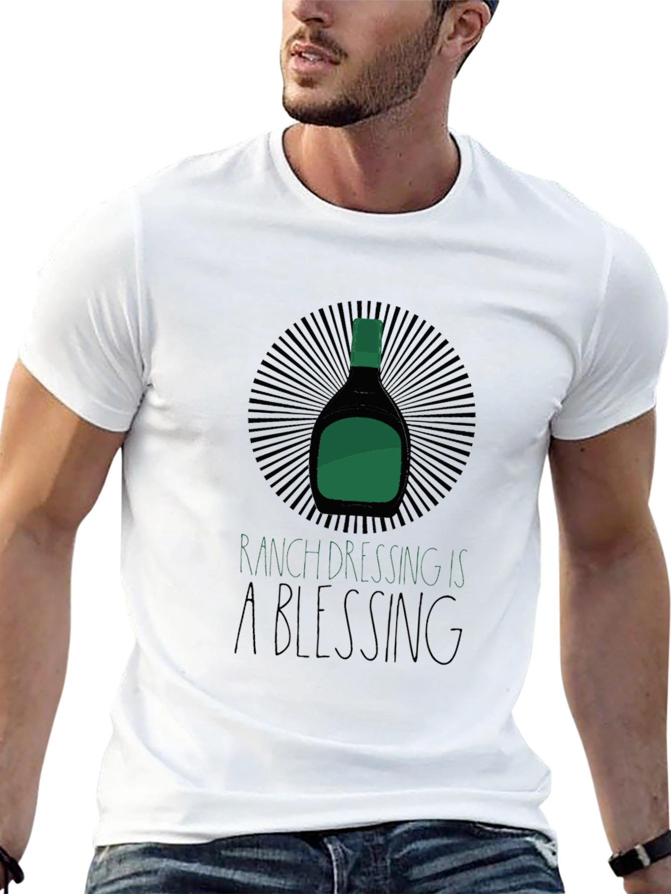Black Ranch Dressing is a Blessing Graphic Tee view 13