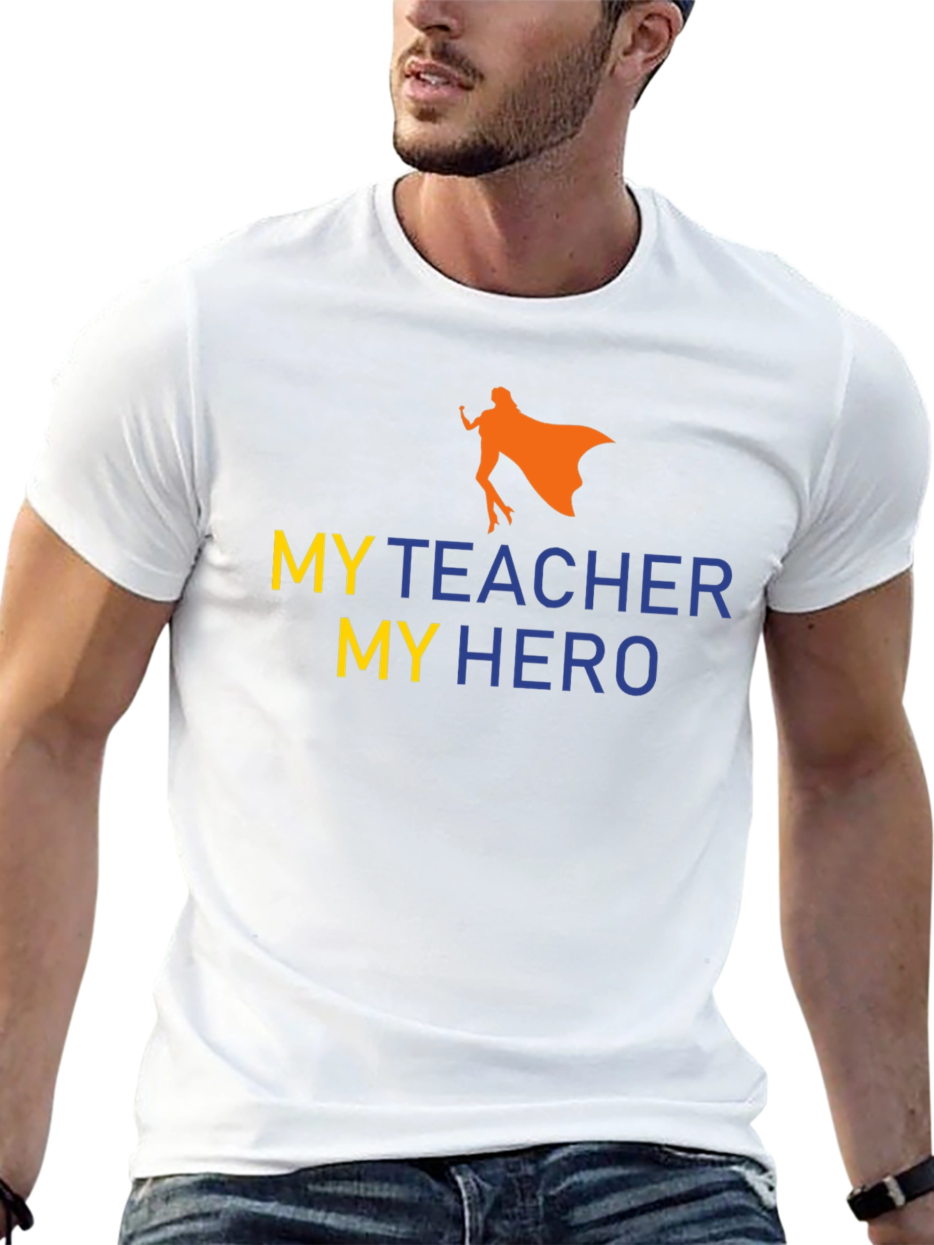 Black My Teacher My Hero Graphic Tee view 13