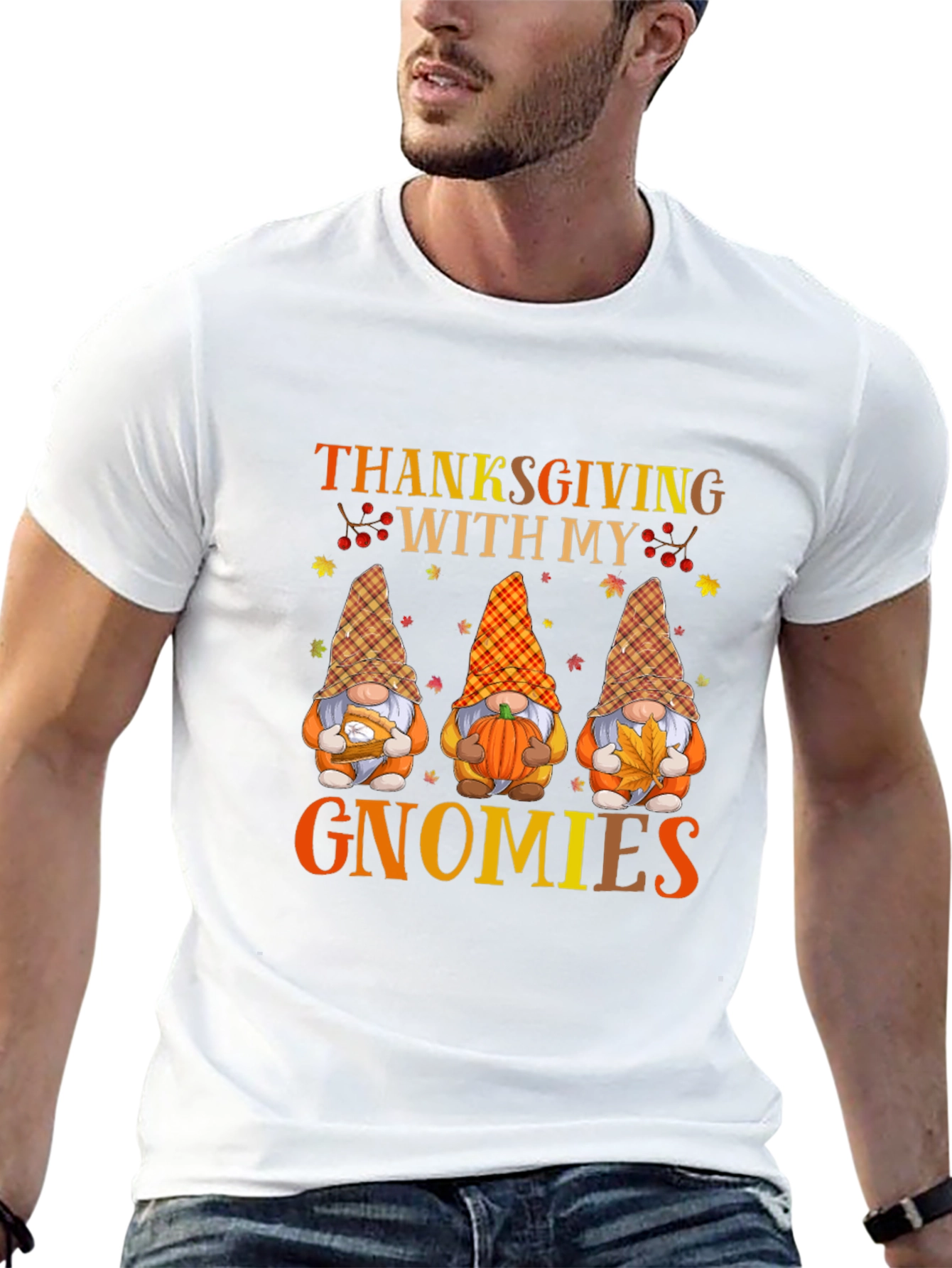Thanksgiving With My Gnomies T-Shirt - 13