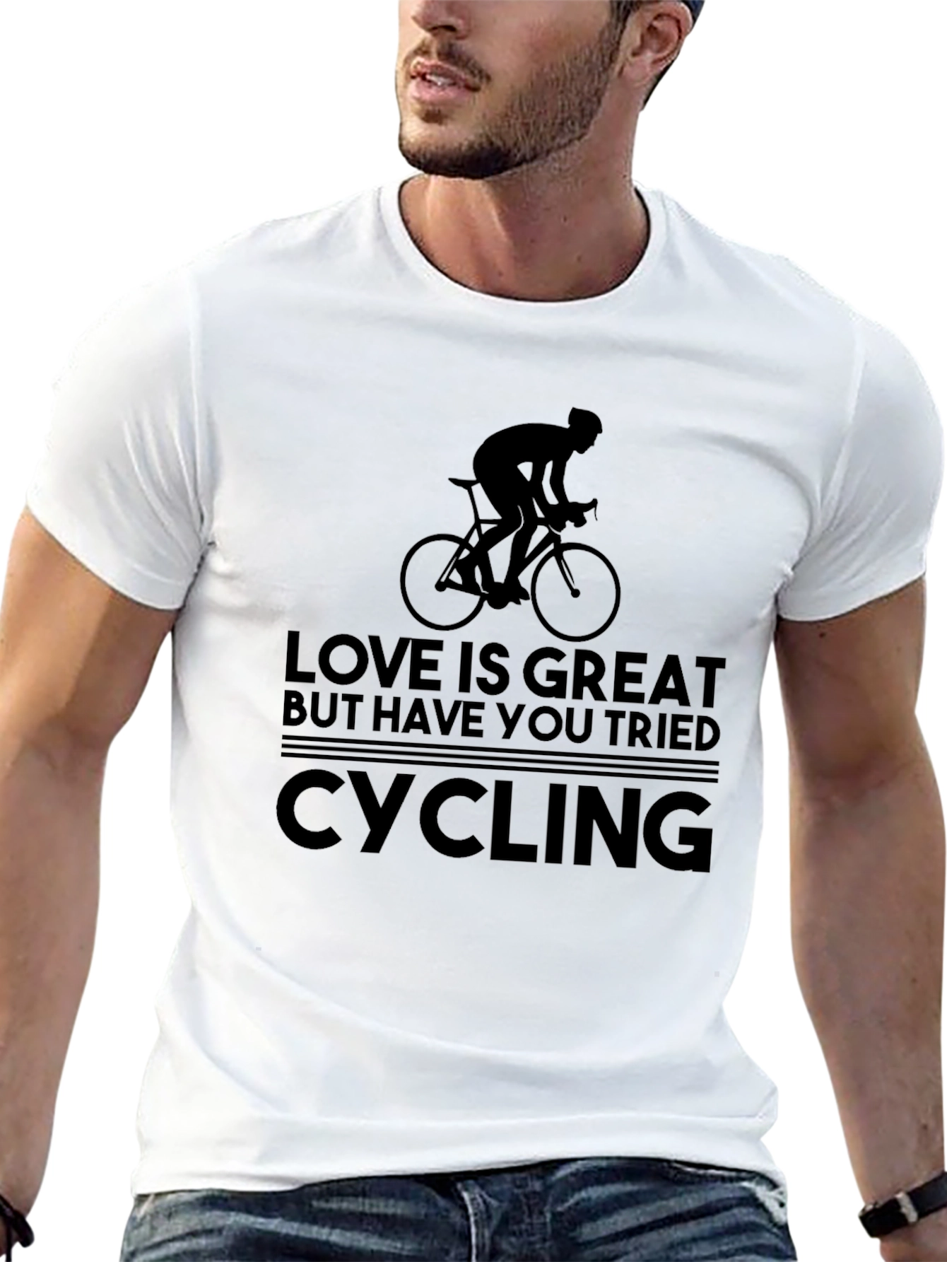 Black Love is Great, But Have You Tried Cycling T-Shirt view 13