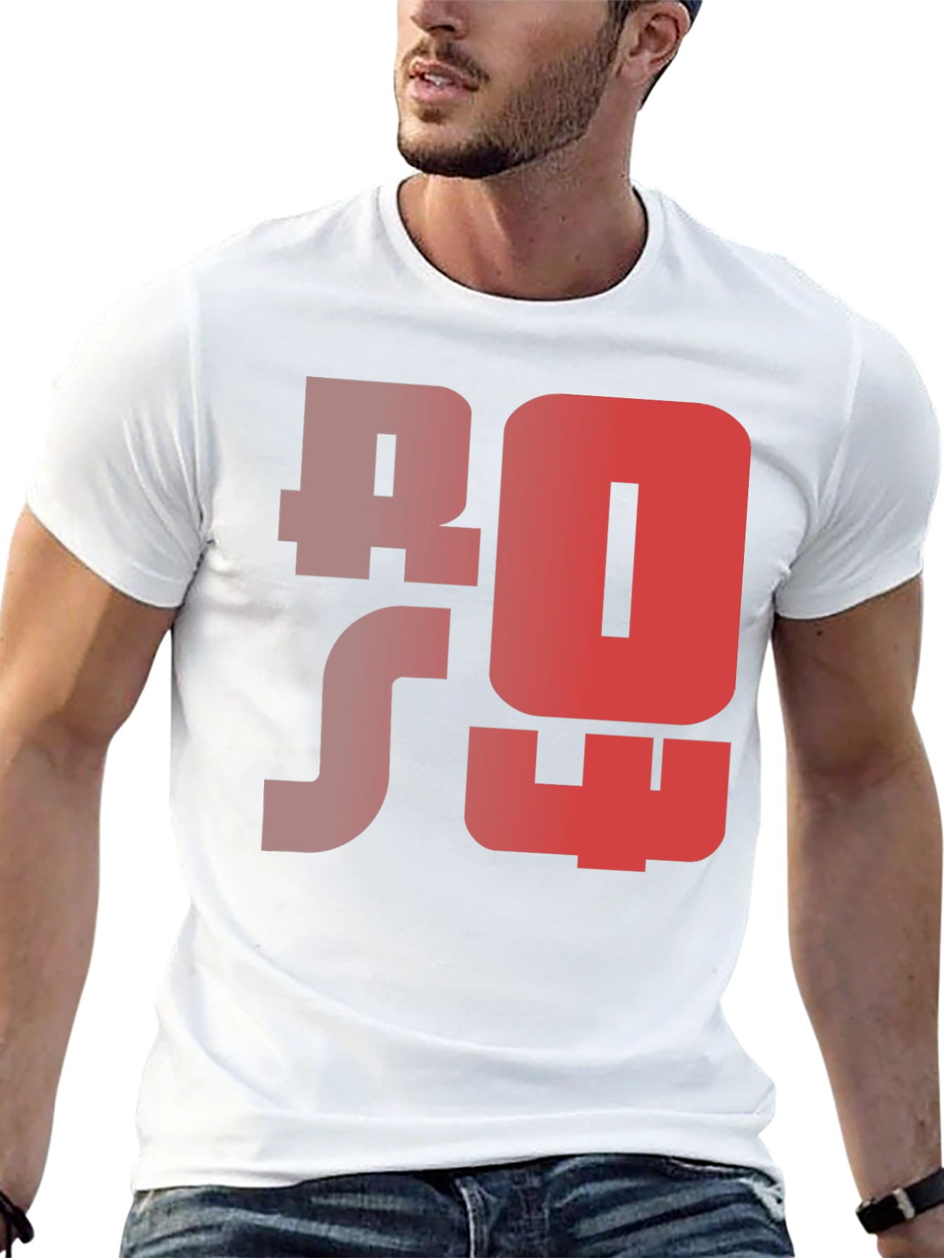 Black ROS T-Shirt - Unique Graphic Tee view 13