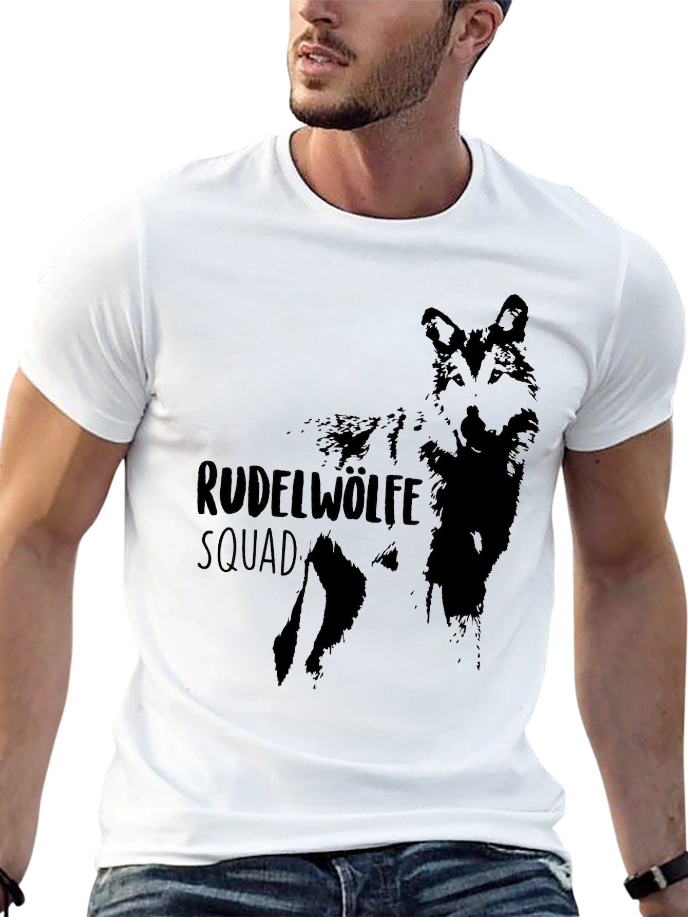 Black Rudelwölfe Squad Black T-Shirt view 13