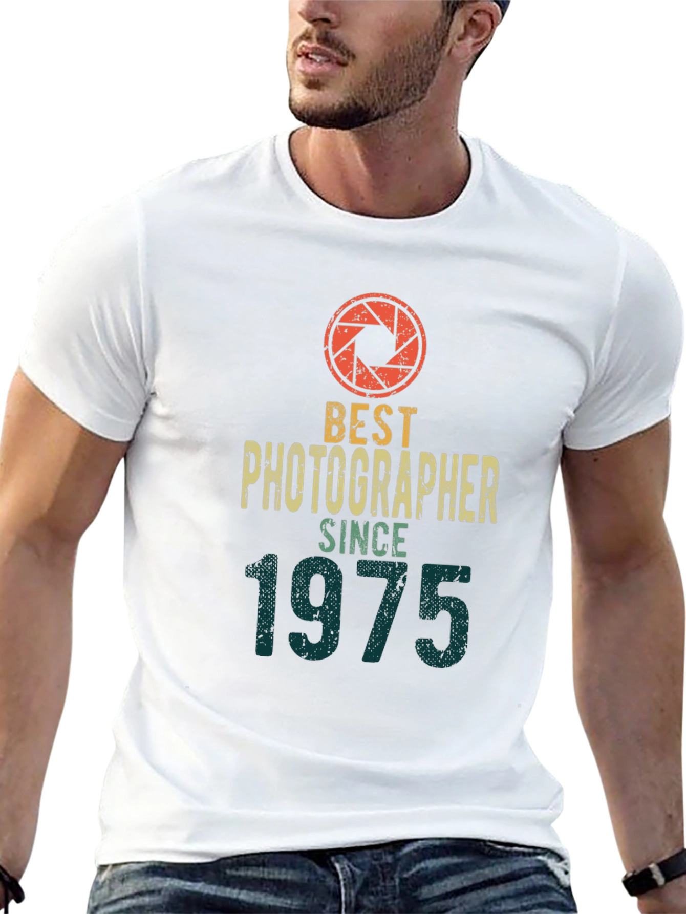 Black Best Photographer Since 1975 Graphic Tee view 13
