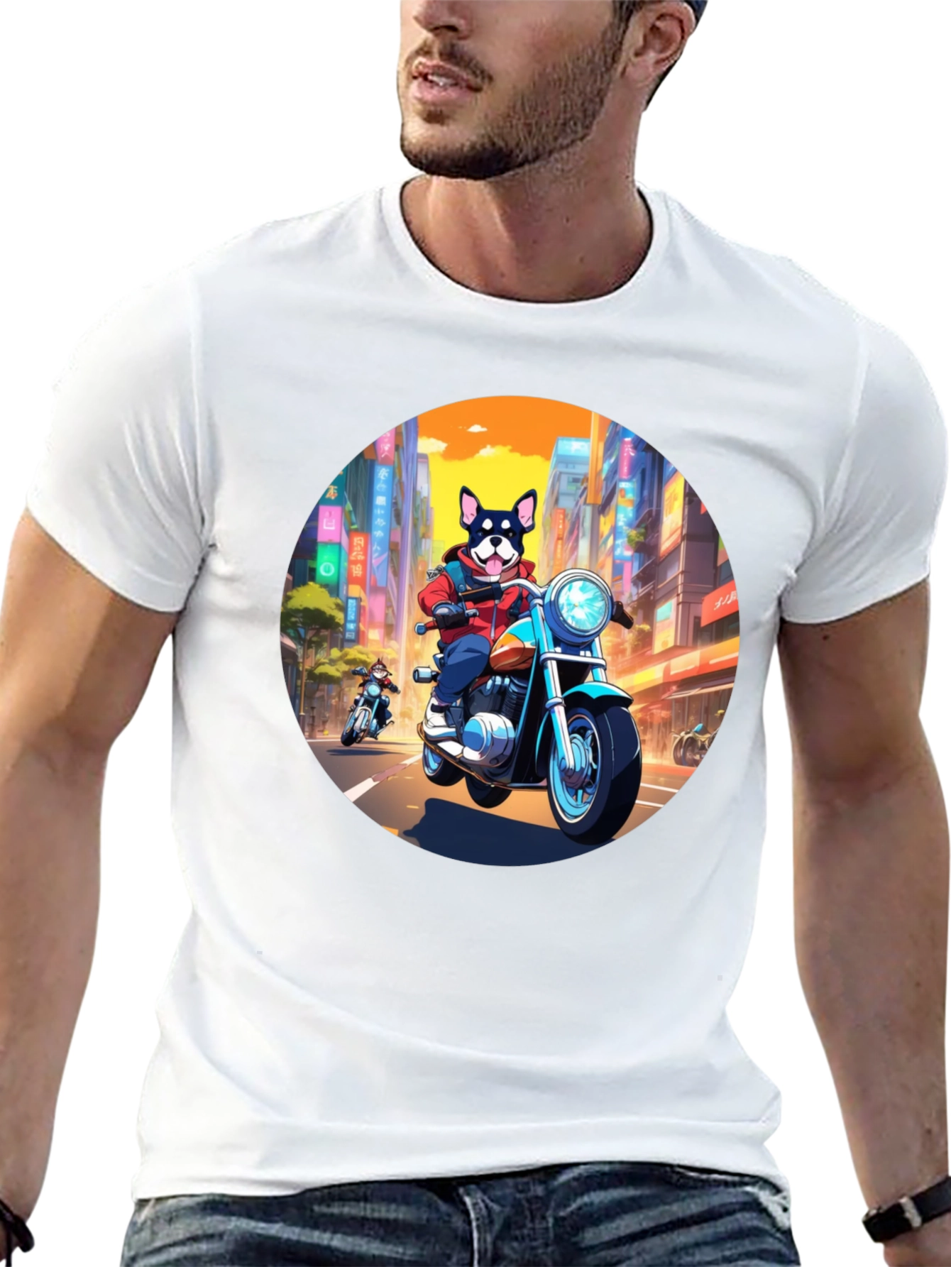 Black Dog Rider T-Shirt view 13