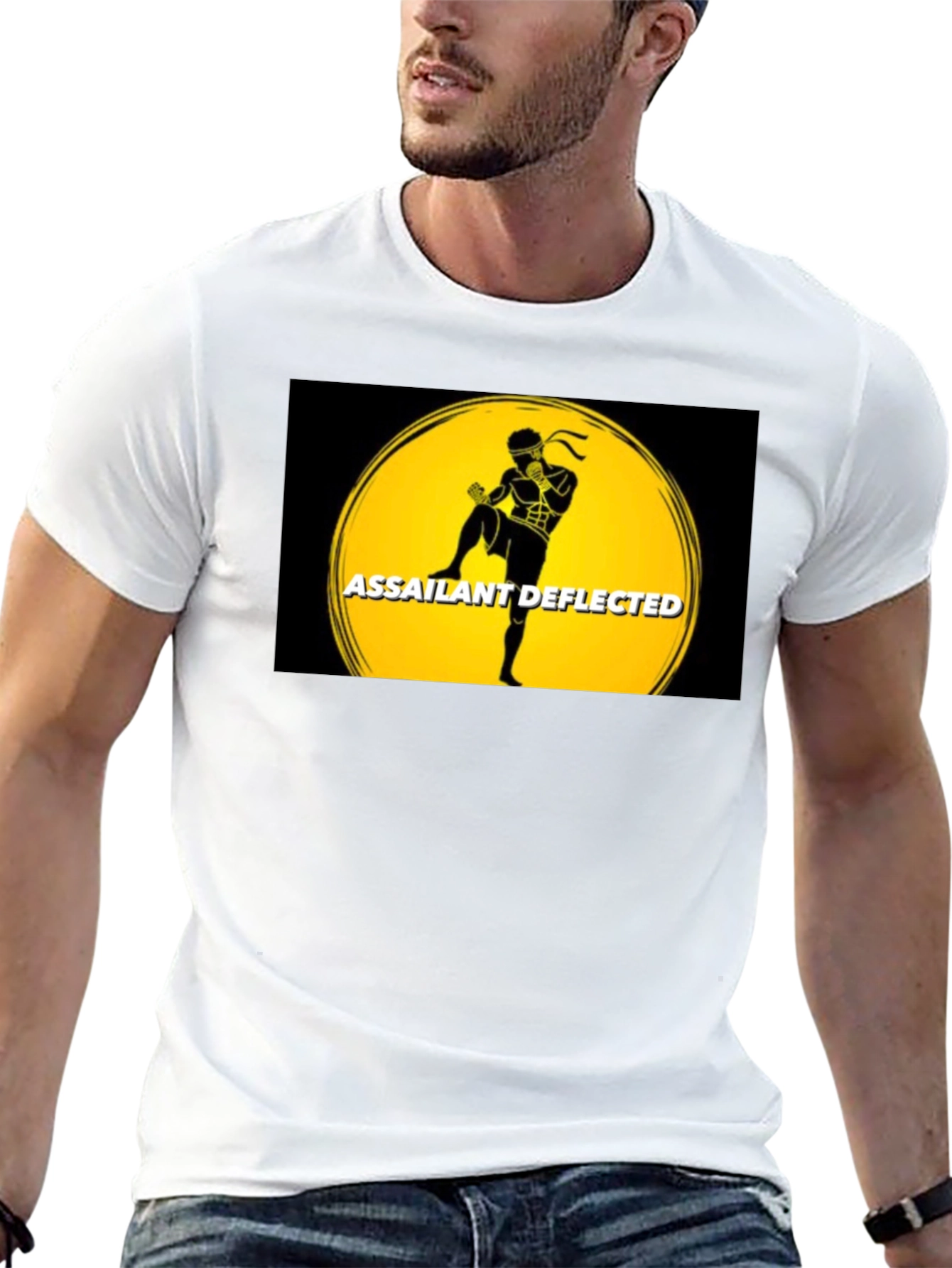 Black Assailant Deflected T-Shirt Black view 13