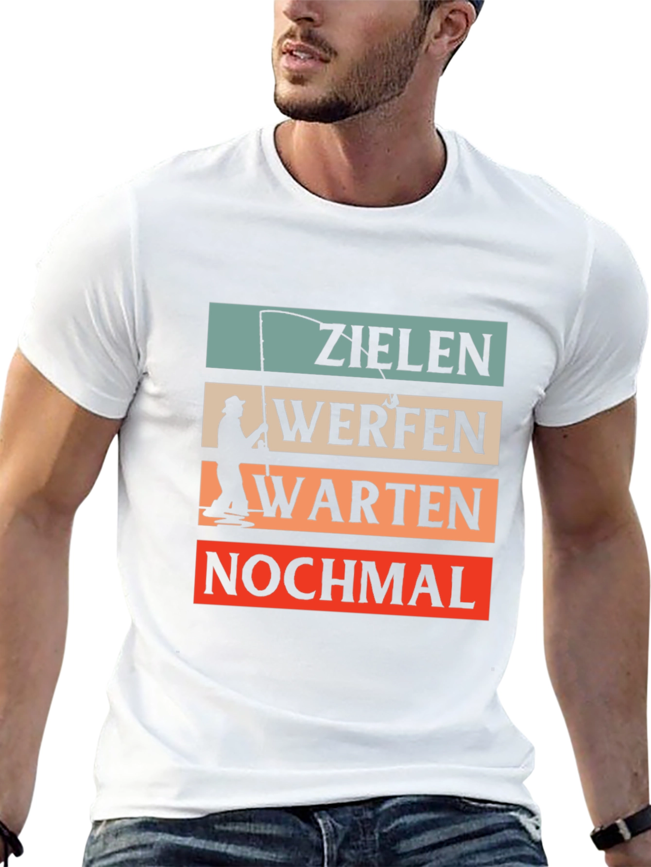Black Zielan Werfen Warten T-Shirt view 13